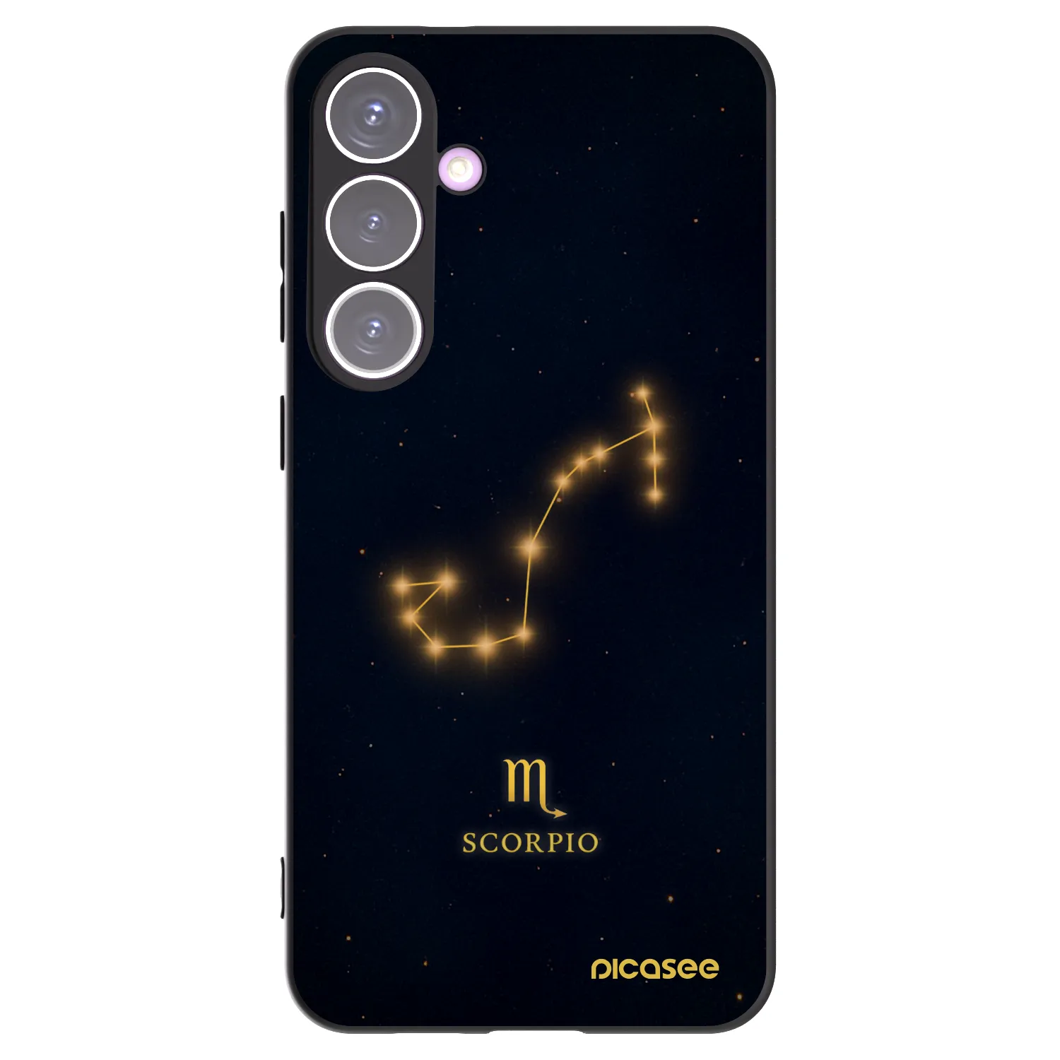 Picasee silikónový čierny obal pre Samsung Galaxy S24+ S926B 5G - SCORPIO