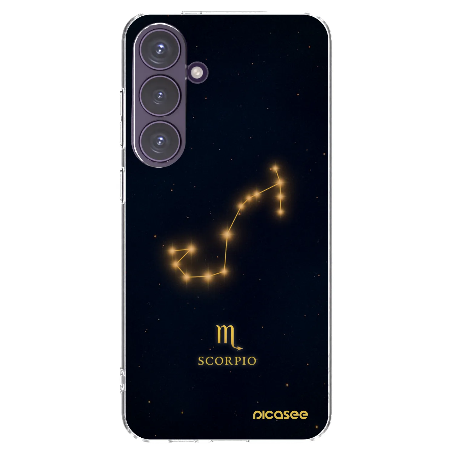 Picasee silikónový prehľadný obal pre Samsung Galaxy S24+ S926B 5G - SCORPIO