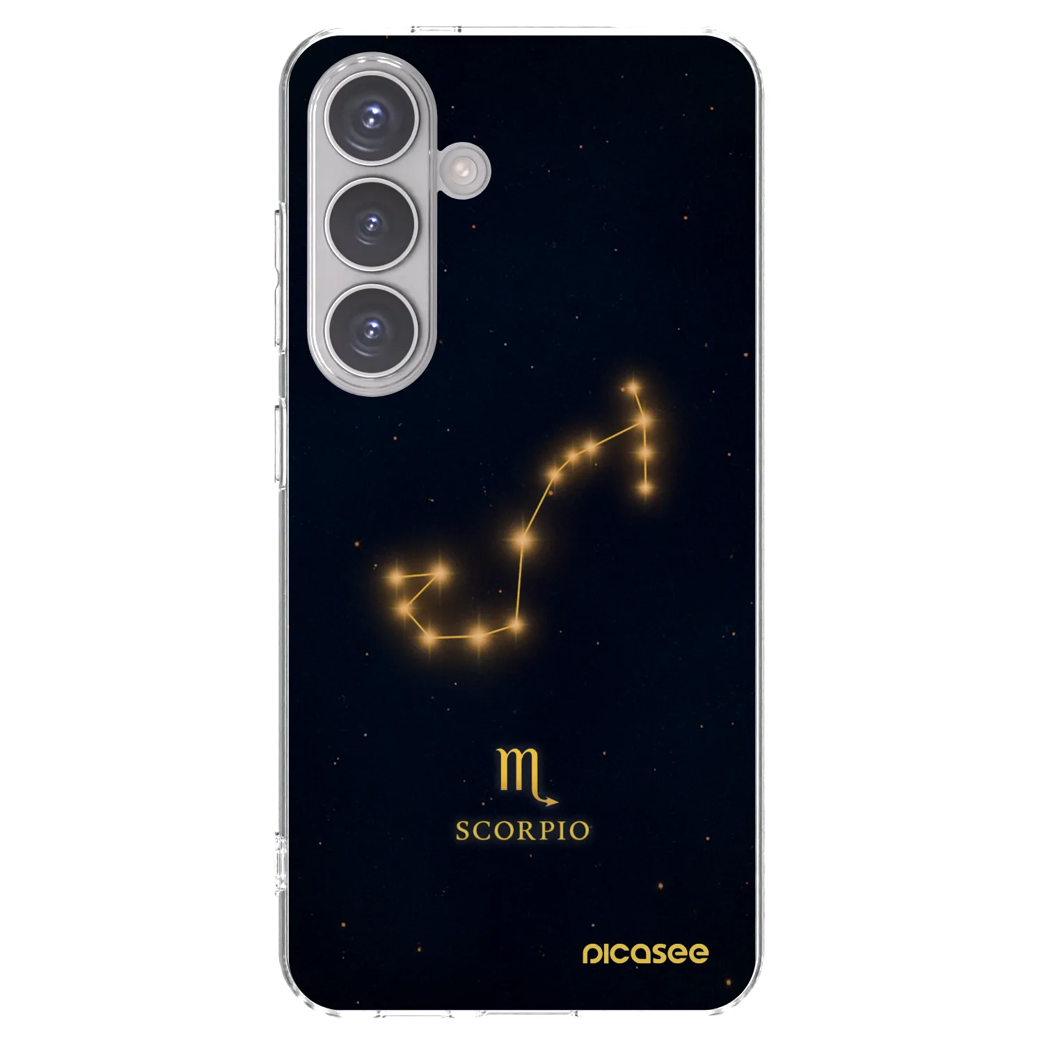 Picasee silikónový prehľadný obal pre Samsung Galaxy S24 S921B 5G - SCORPIO