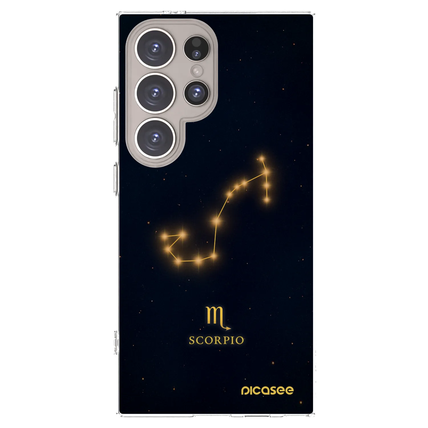 Picasee silikónový prehľadný obal pre Samsung Galaxy S24 Ultra S928B 5G - SCORPIO
