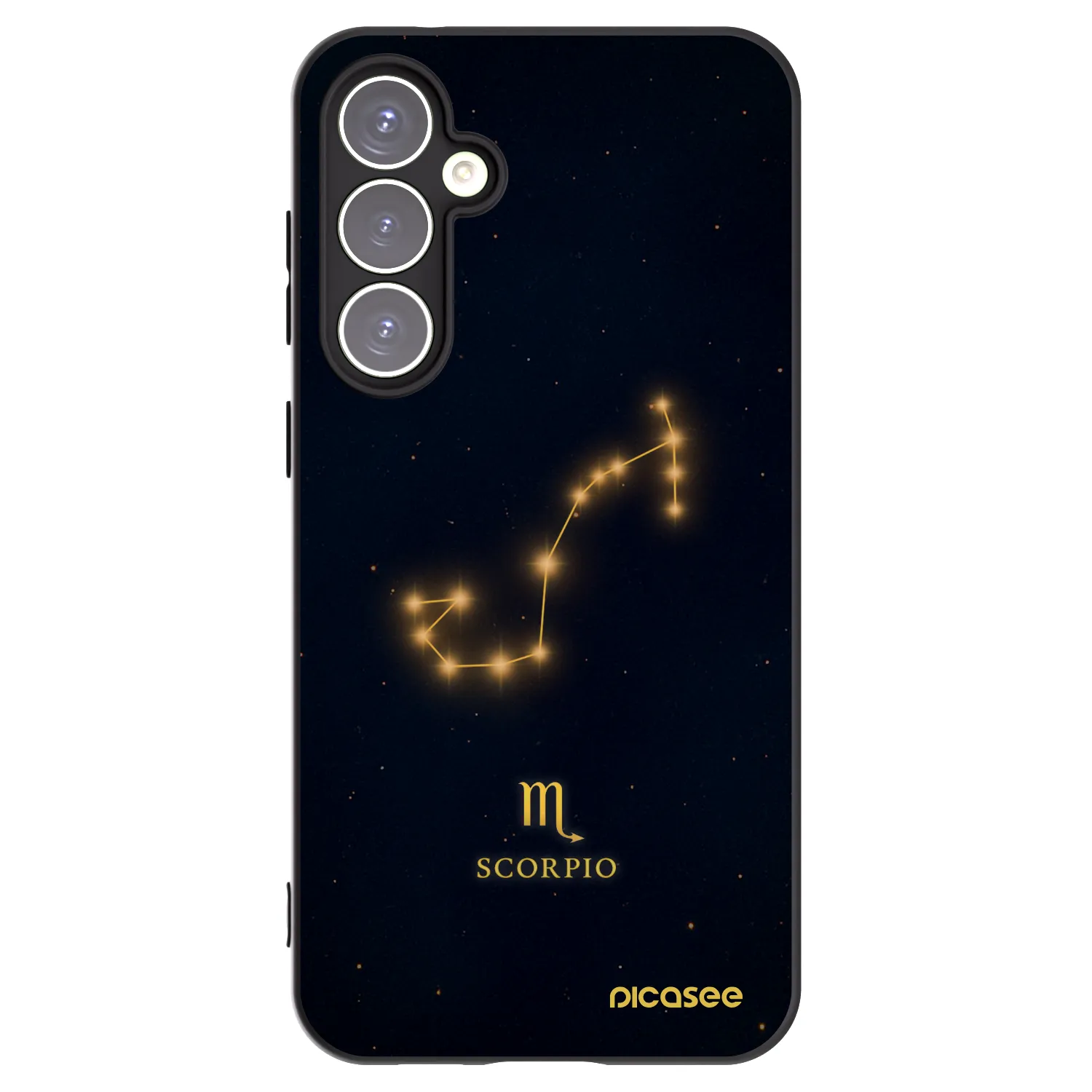 Picasee silikónový čierny obal pre Samsung Galaxy S23 FE S711B - SCORPIO