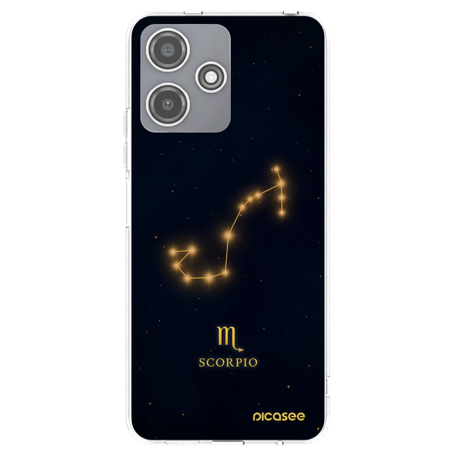 Picasee silikónový prehľadný obal pre Xiaomi Redmi 12 5G - SCORPIO