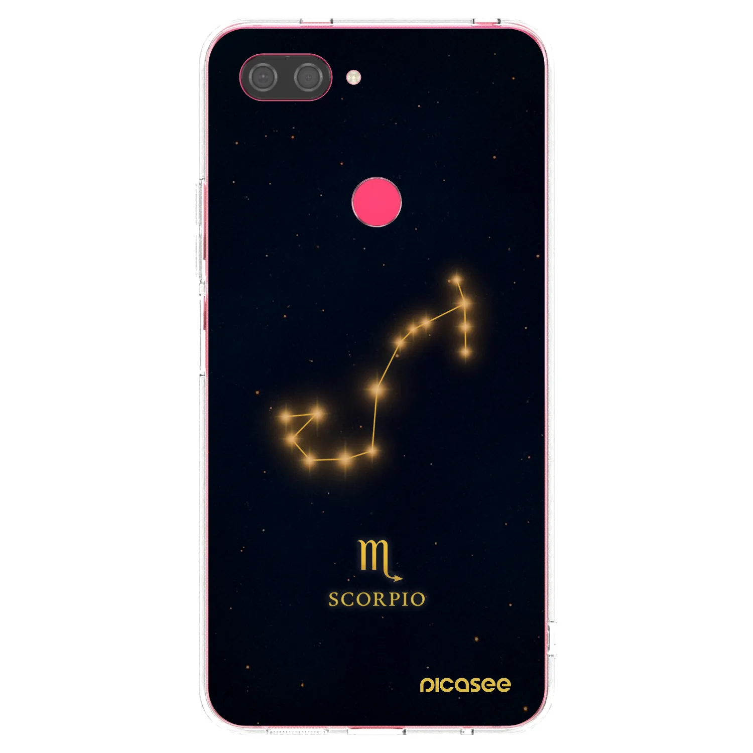 Picasee silikónový prehľadný obal pre Xiaomi Mi 8 Lite - SCORPIO