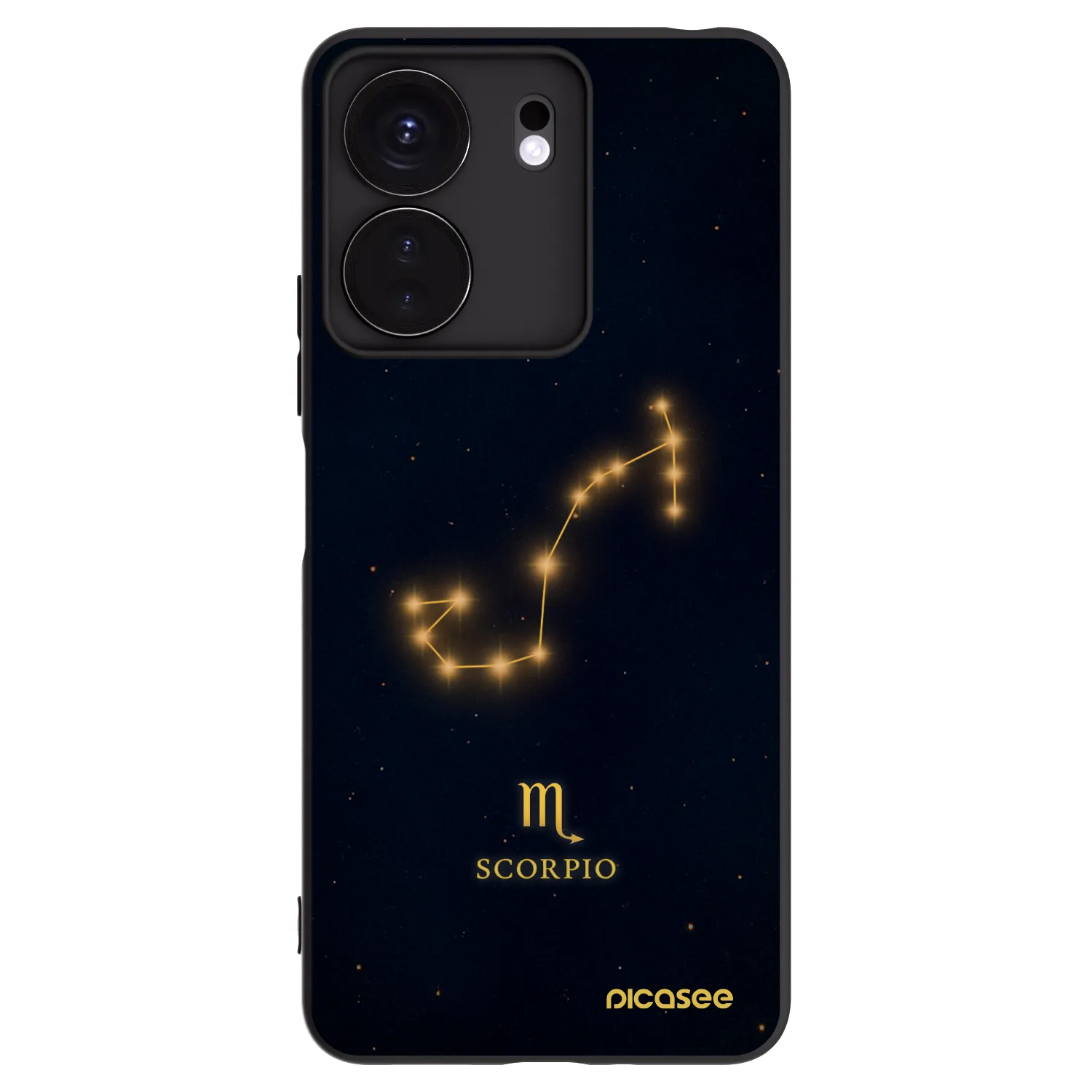 Silikónový čierny obal pre Xiaomi Redmi 13C 4G - SCORPIO