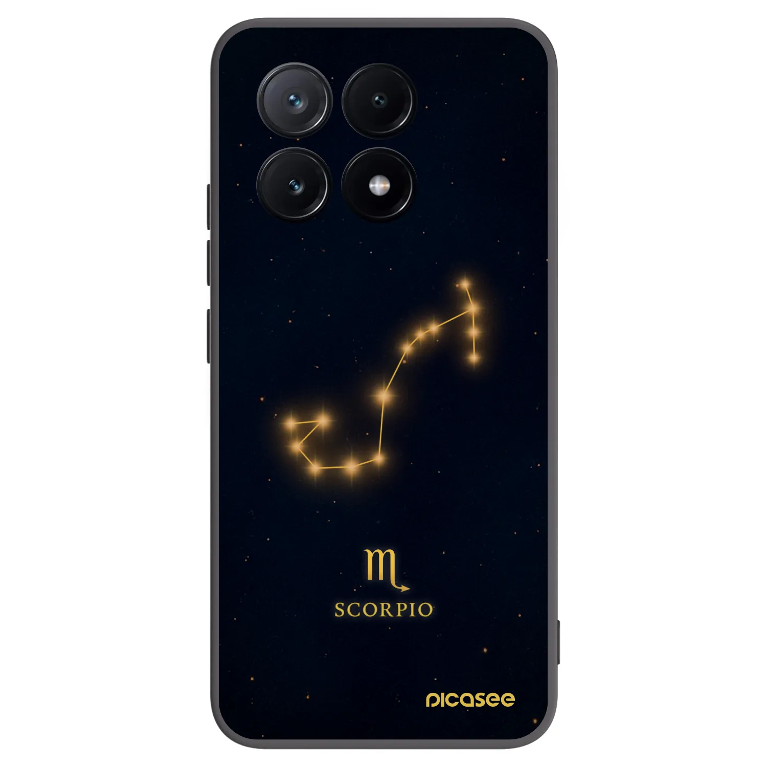 Picasee silikónový čierny obal pre Xiaomi Poco X6 Pro - SCORPIO