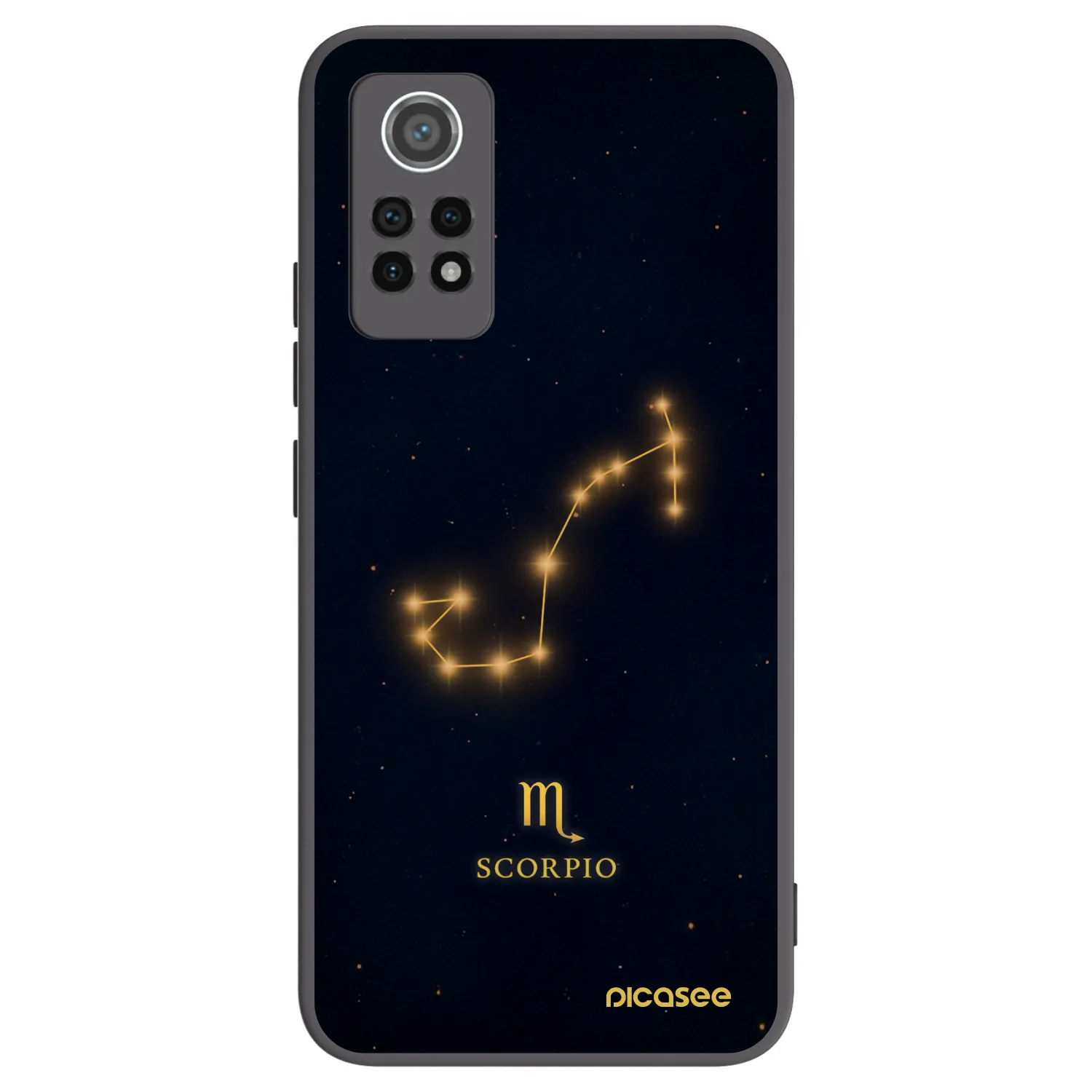 Picasee silikónový čierny obal pre Xiaomi Redmi Note 12 Pro 4G - SCORPIO