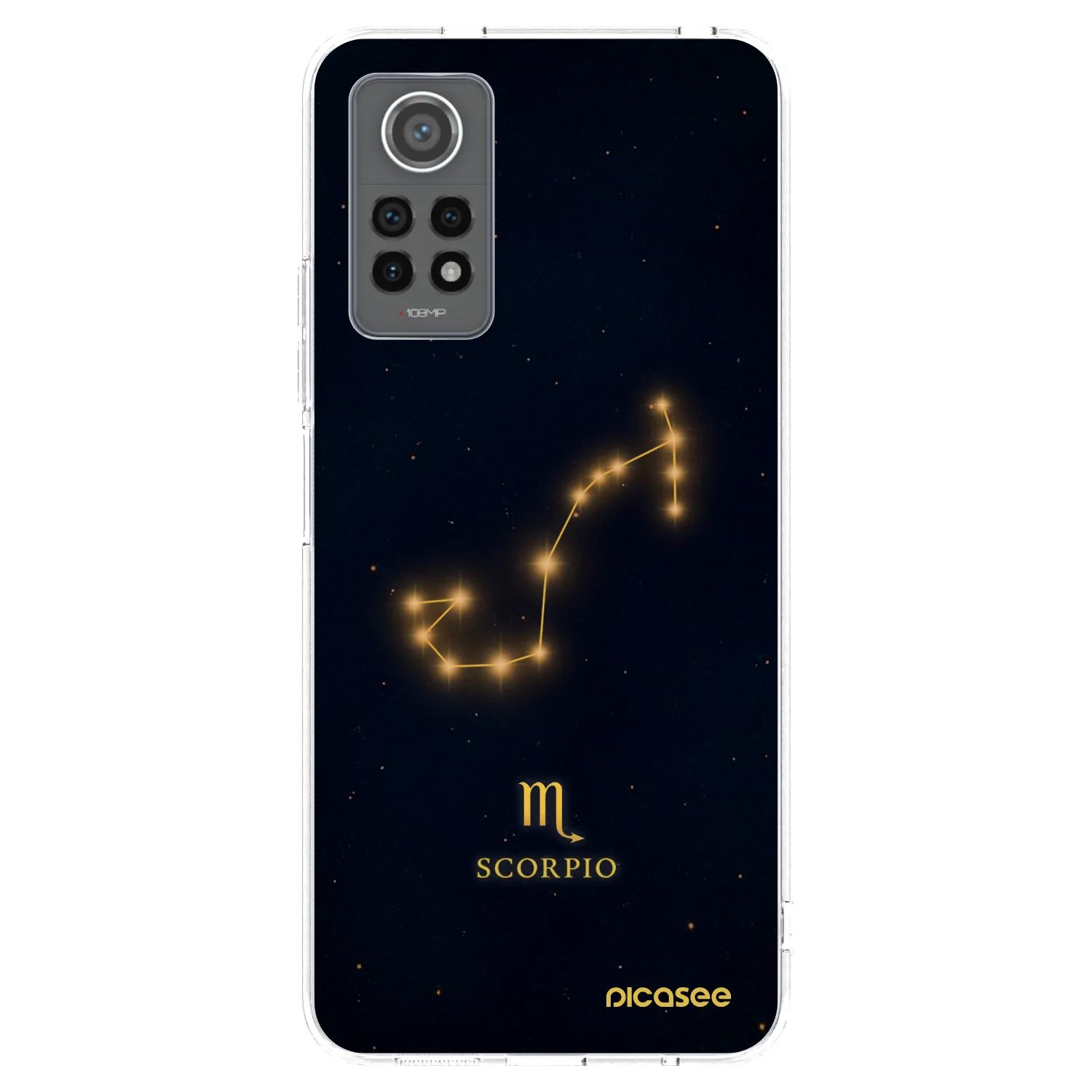 Picasee silikónový prehľadný obal pre Xiaomi Redmi Note 12 Pro 4G - SCORPIO