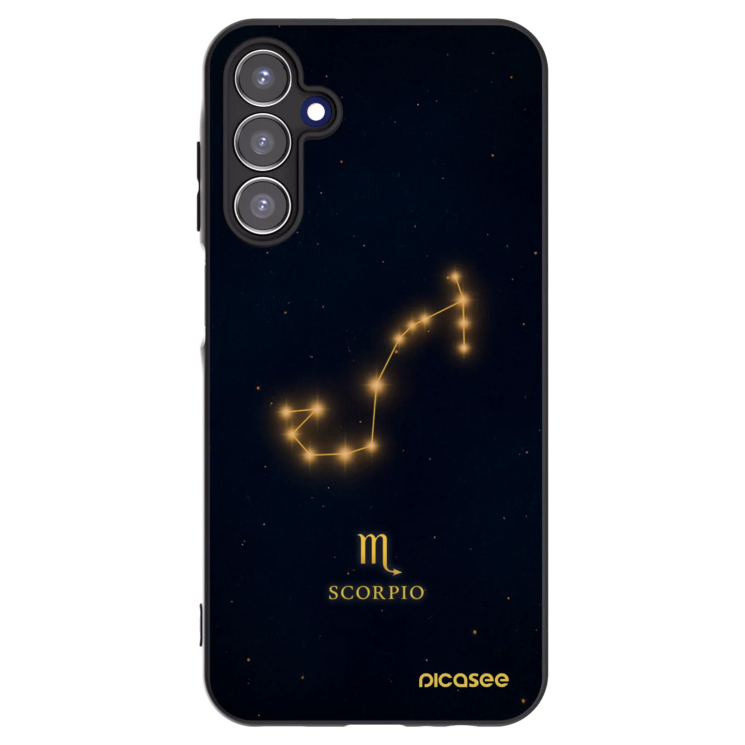 Picasee silikónový čierny obal pre Samsung Galaxy A15 A155F 4G - SCORPIO