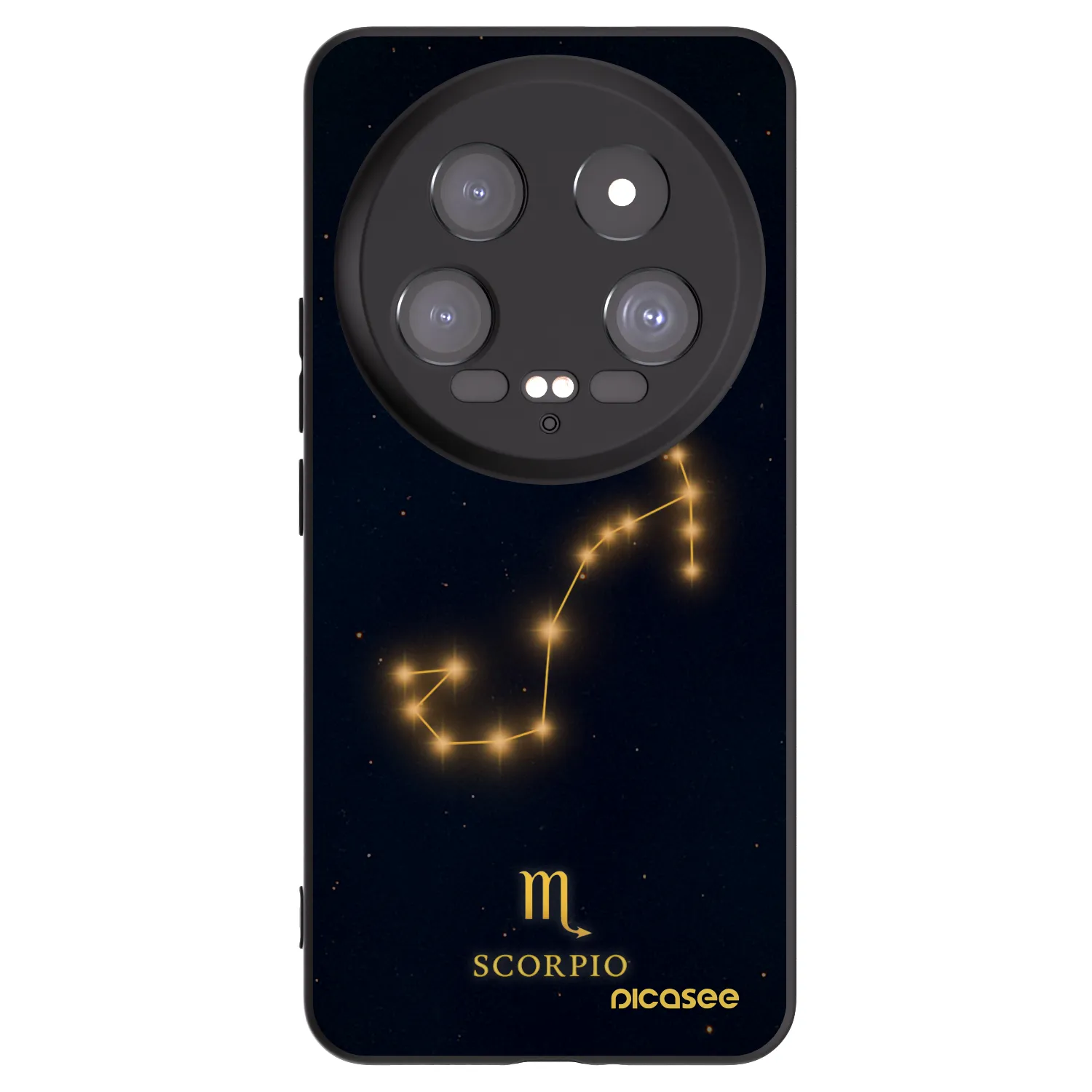 Picasee silikónový čierny obal pre Xiaomi 14 Ultra - SCORPIO