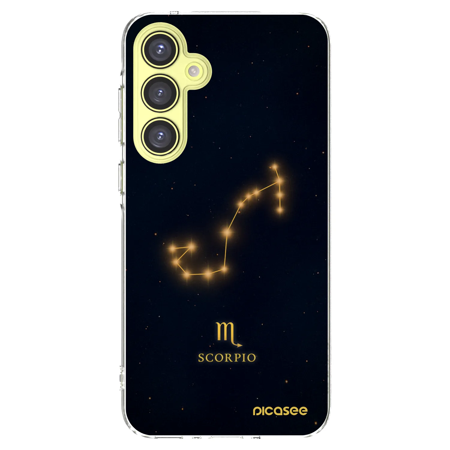 Picasee silikónový prehľadný obal pre Samsung Galaxy A35 5G A356B - SCORPIO