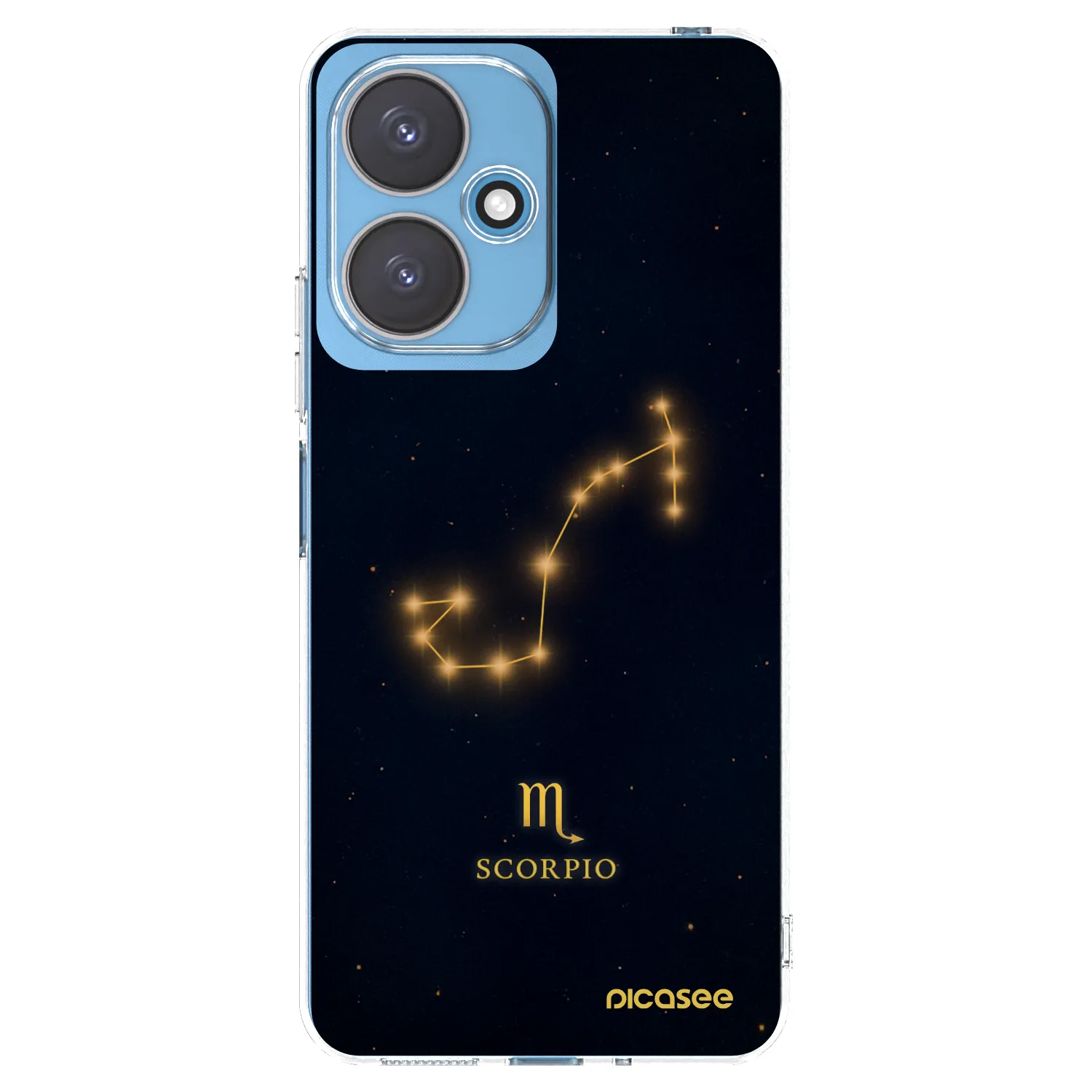 Picasee silikónový prehľadný obal pre Xiaomi Redmi 13C 5G - SCORPIO