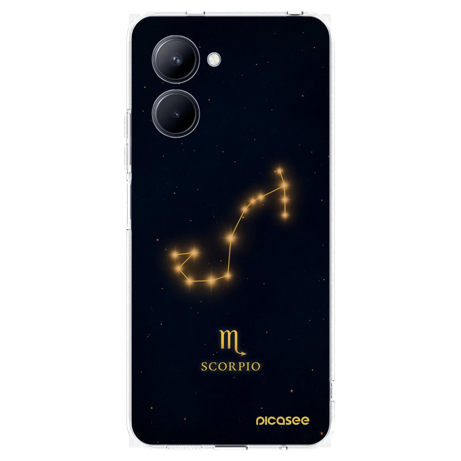 Picasee silikónový prehľadný obal pre Realme C33 (2023) - SCORPIO