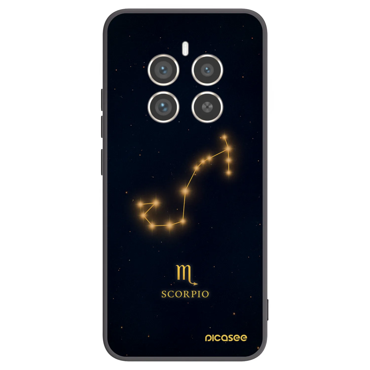 Picasee silikónový čierny obal pre Realme 12 Pro 5G - SCORPIO