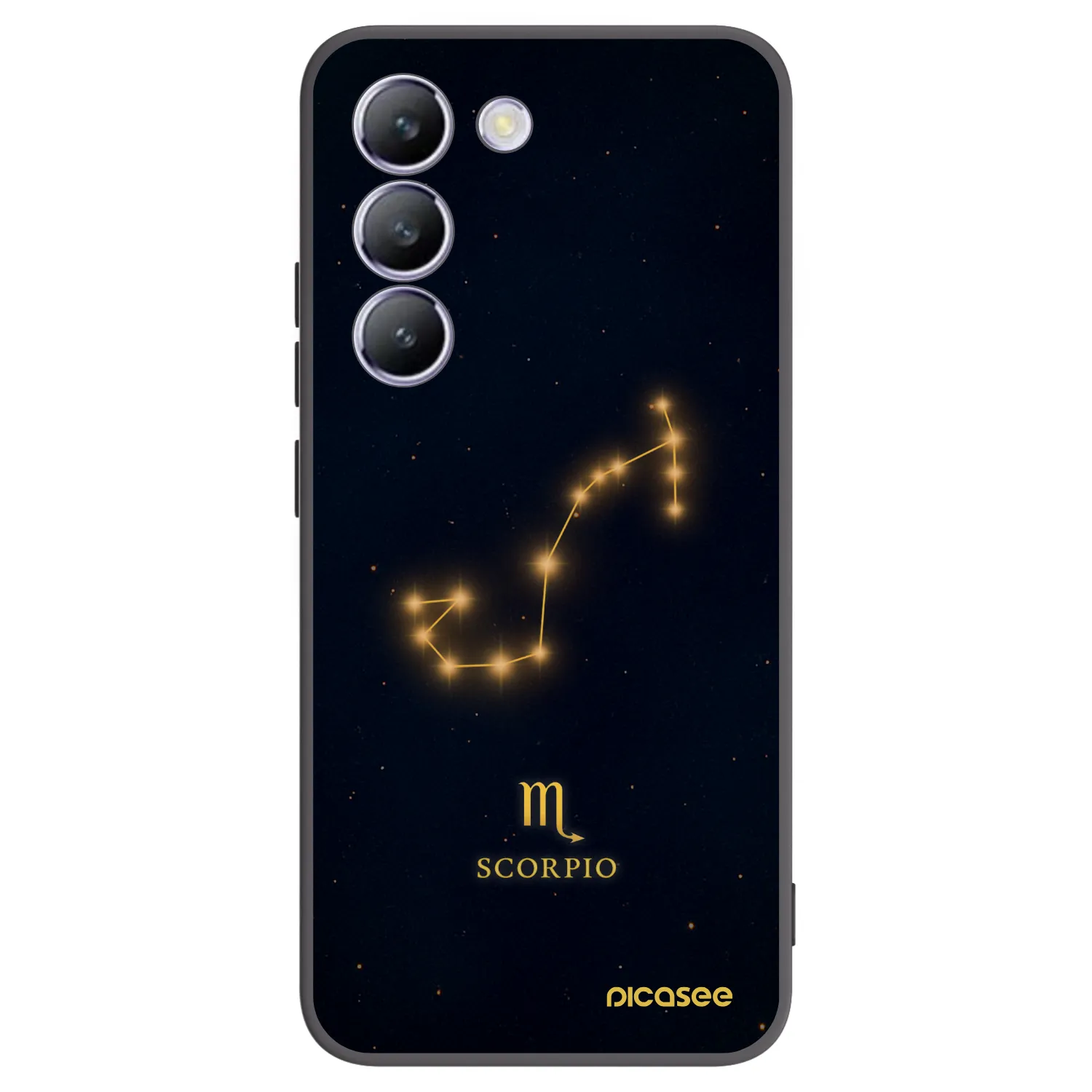 Picasee silikónový čierny obal pre Vivo V40 SE 5G - SCORPIO