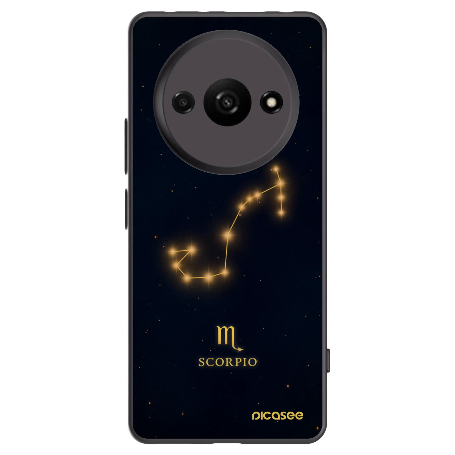 Picasee silikónový čierny obal pre Xiaomi Redmi A3 - SCORPIO