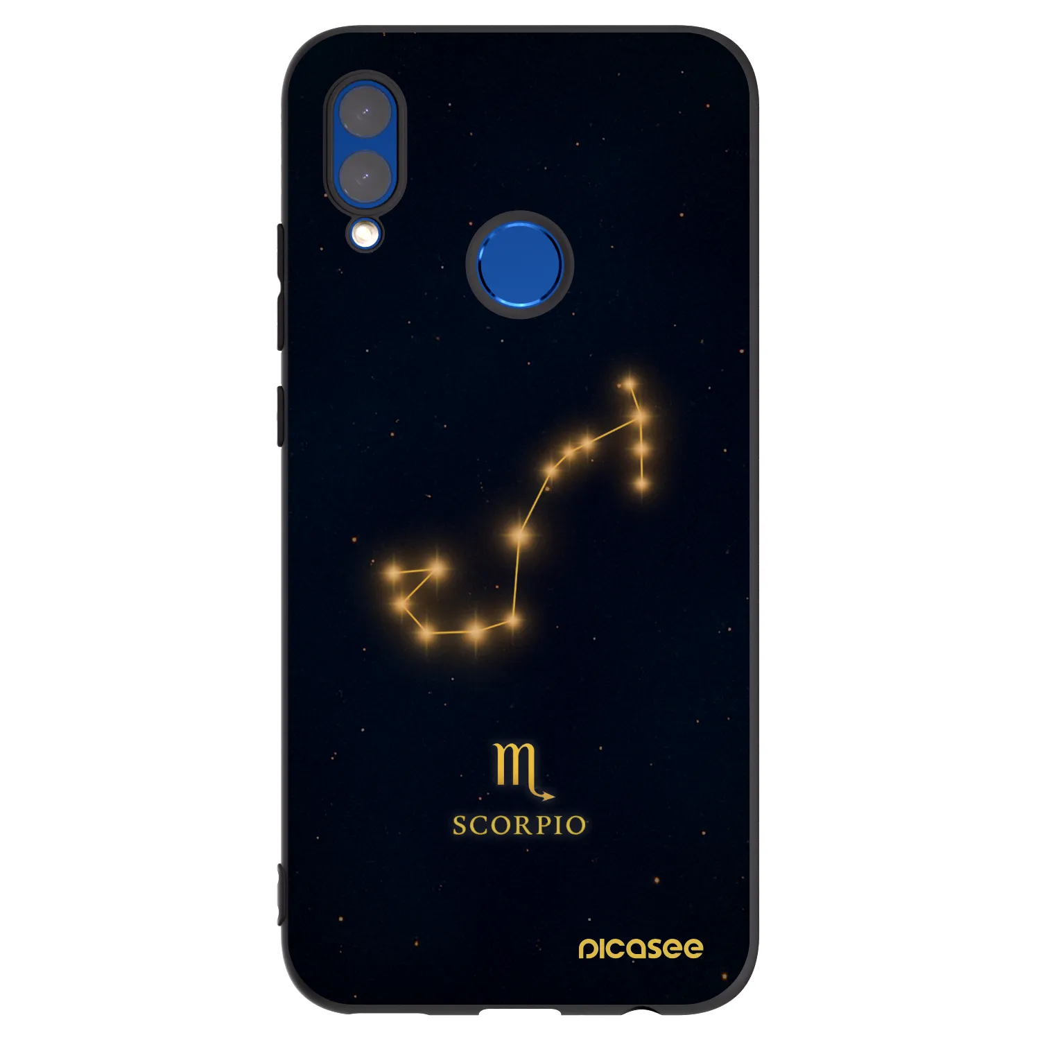 Picasee silikónový čierny obal pre Huawei P Smart 2019 - SCORPIO