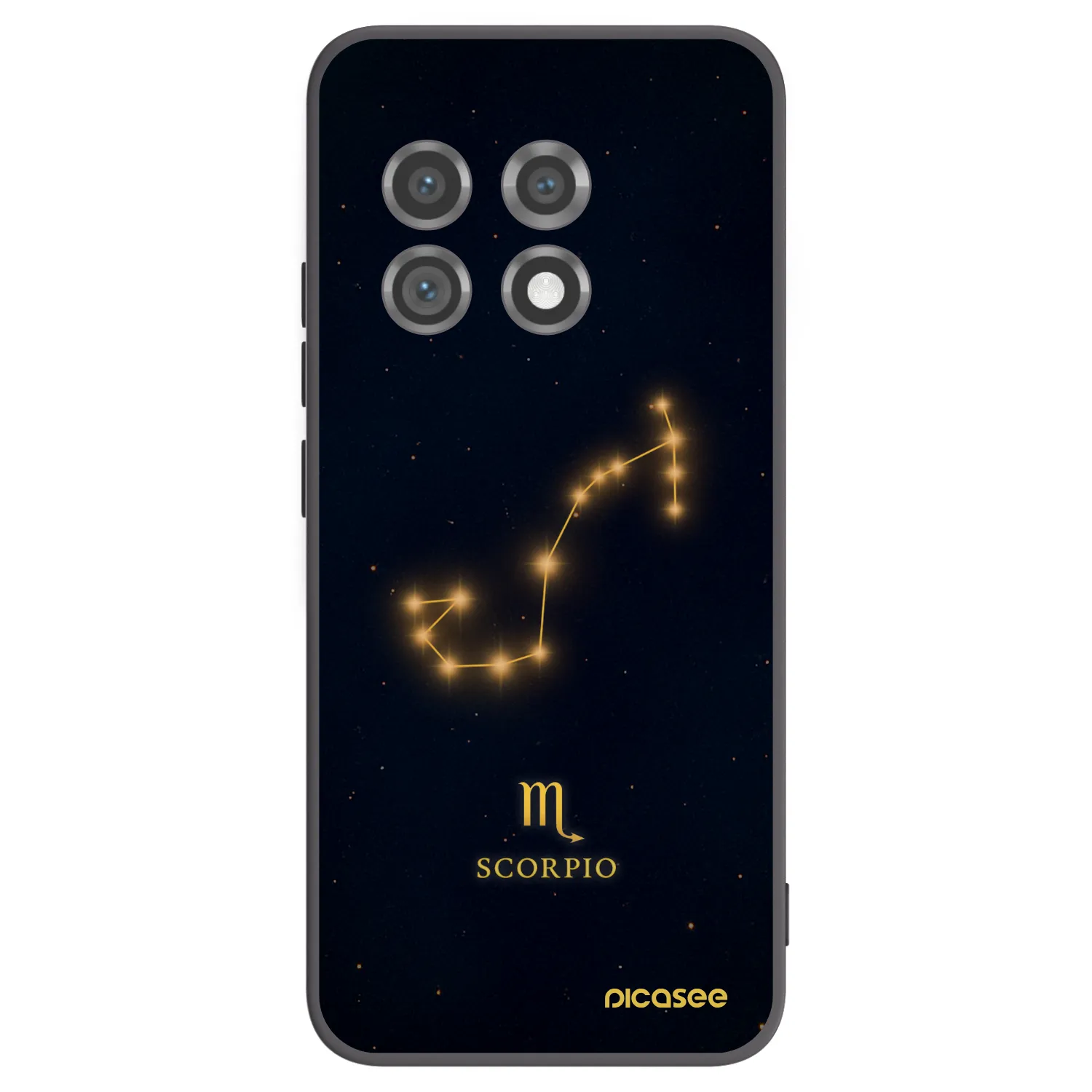 Picasee silikónový čierny obal pre OnePlus 11 5G - SCORPIO