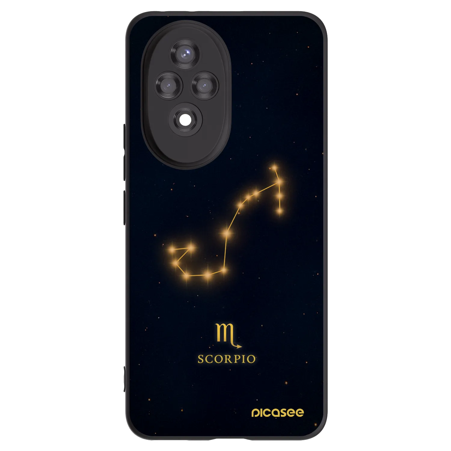 Picasee silikónový čierny obal pre Honor 200 Pro 5G - SCORPIO
