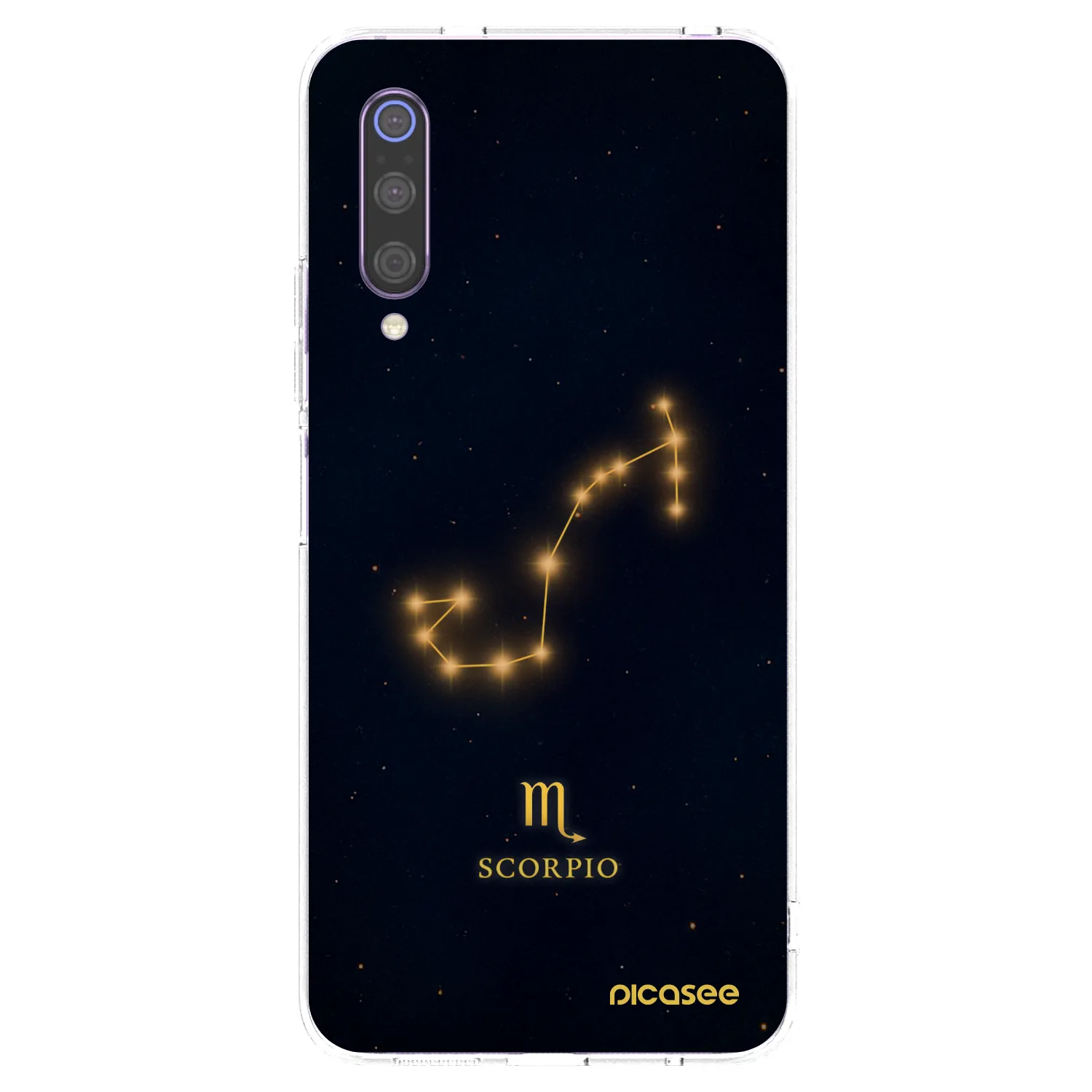 Picasee silikónový prehľadný obal pre Xiaomi Mi 9 - SCORPIO
