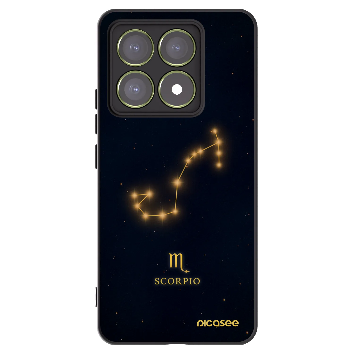 Picasee silikónový čierny obal pre Xiaomi 14T - SCORPIO