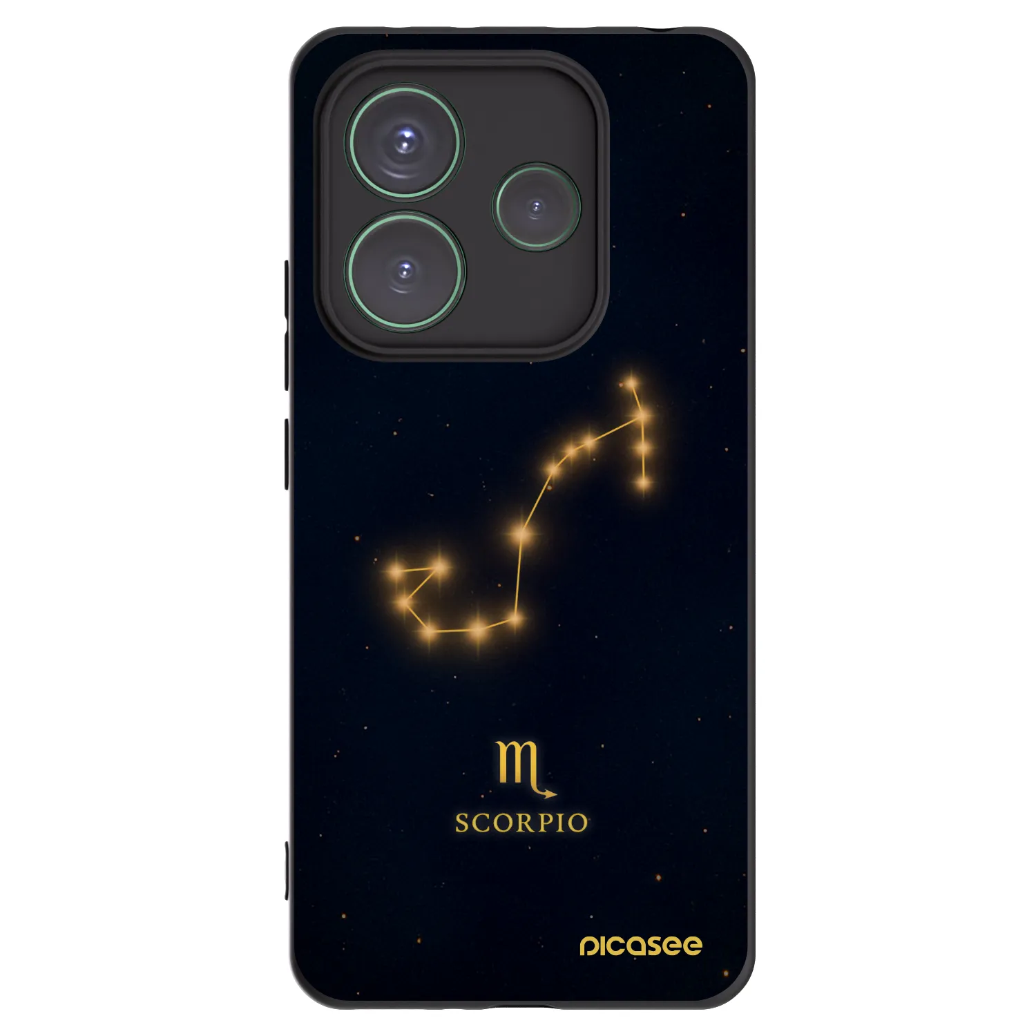 Silikónový čierny obal pre Xiaomi Redmi Note 14 5G - SCORPIO