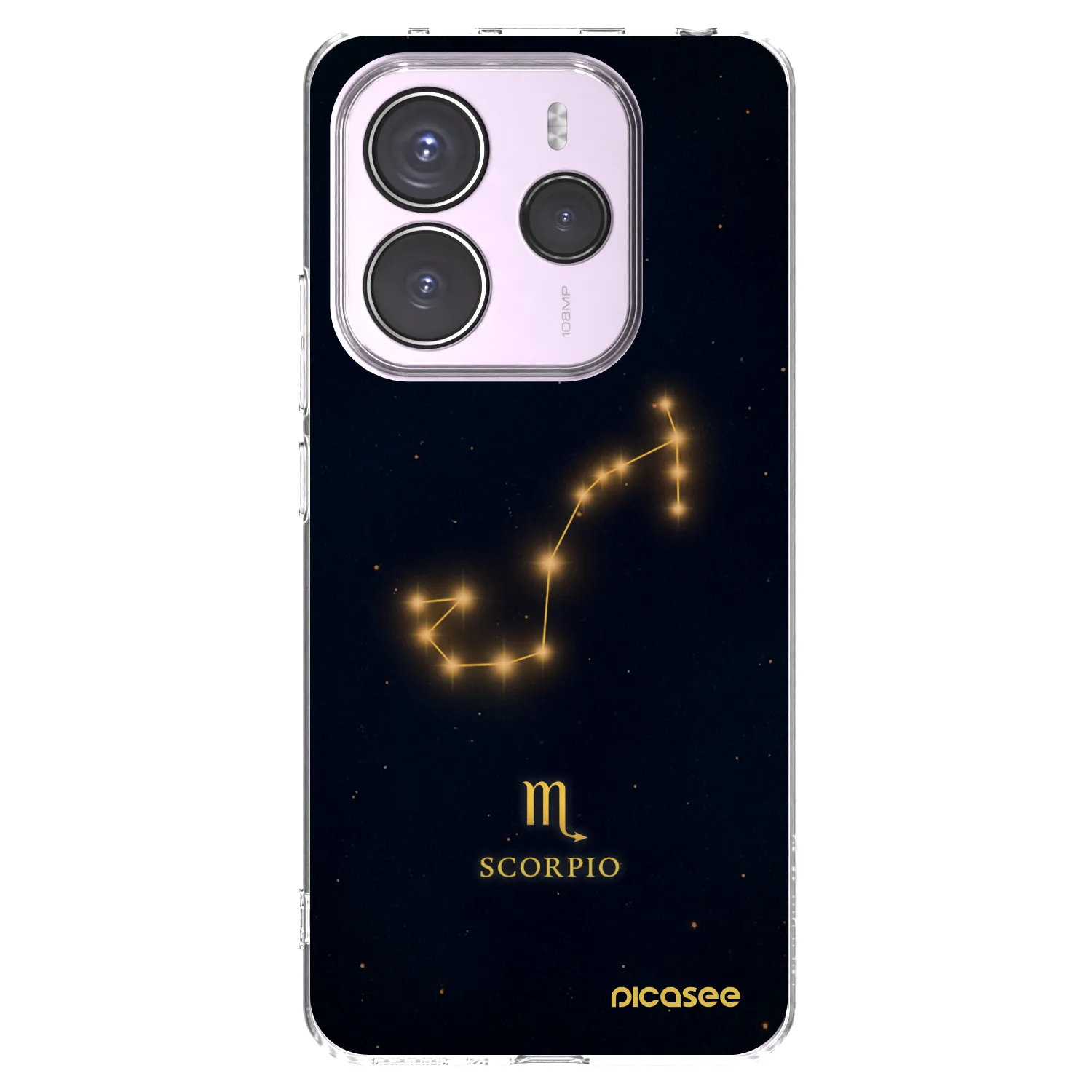 Silikónový prehľadný obal pre Xiaomi Redmi Note 14 5G - SCORPIO