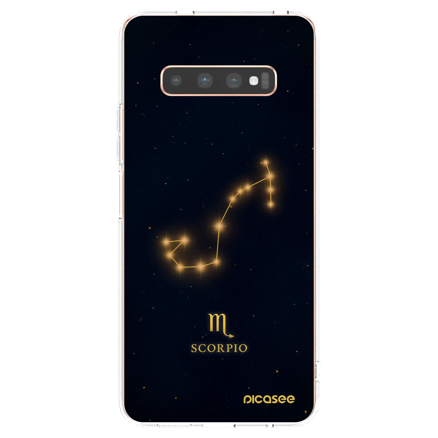Picasee silikónový prehľadný obal pre Samsung Galaxy S10 Plus G975 - SCORPIO