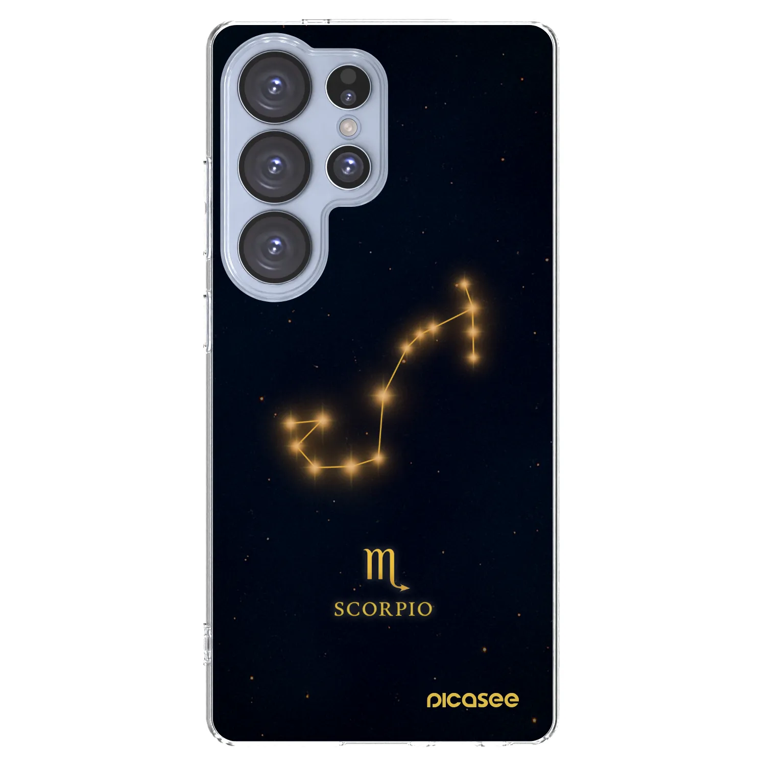 Picasee silikónový prehľadný obal pre Samsung Galaxy S25 Ultra 5G - SCORPIO