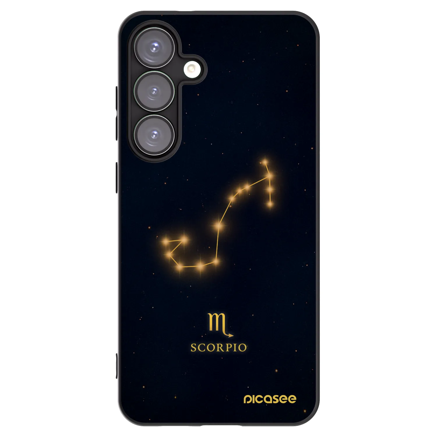 Picasee silikónový čierny obal pre Samsung Galaxy S25+ 5G - SCORPIO
