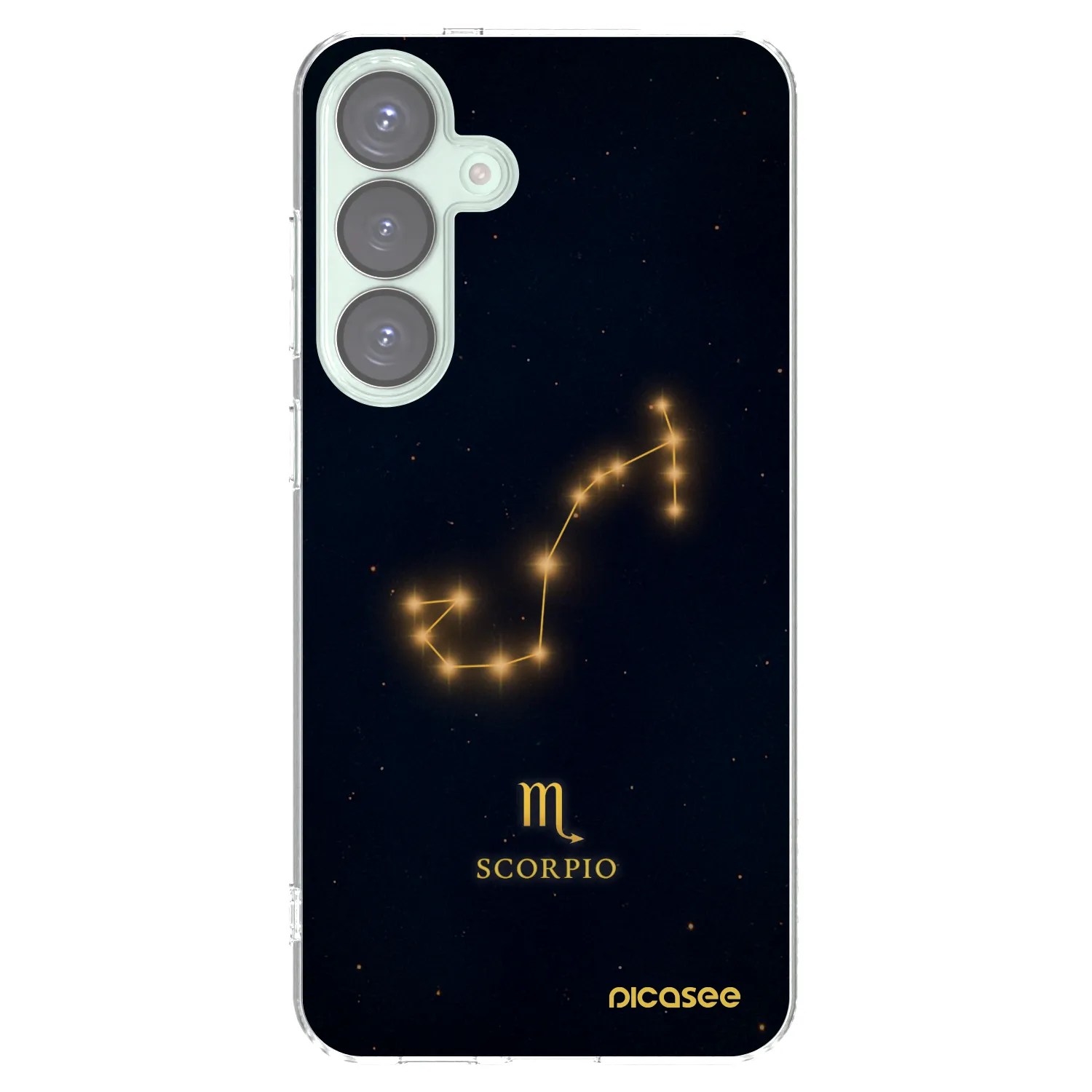 Picasee silikónový prehľadný obal pre Samsung Galaxy S25+ 5G - SCORPIO