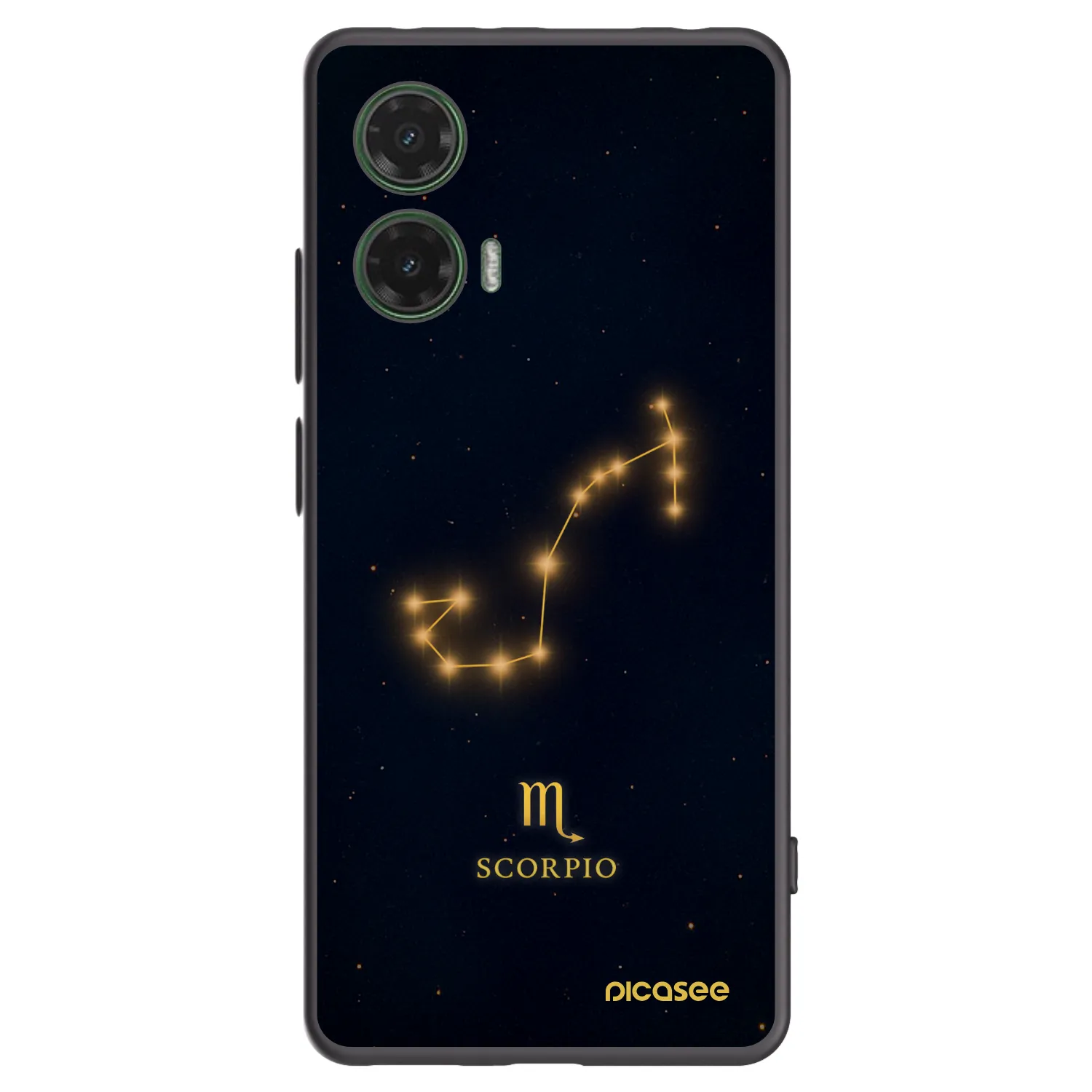 Picasee silikónový čierny obal pre Motorola Moto G35 5G - SCORPIO