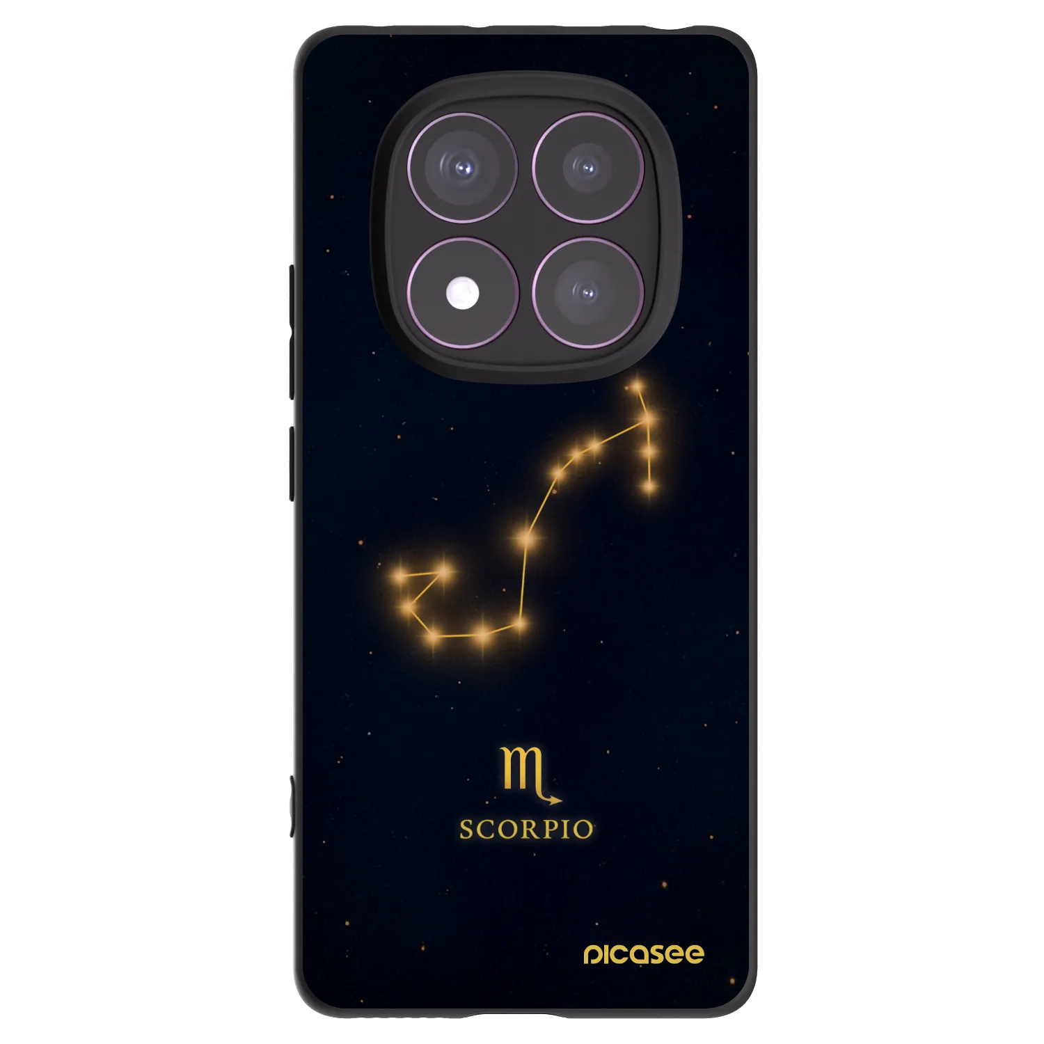 Silikónový čierny obal pre Xiaomi Redmi Note 14 Pro 4G - SCORPIO