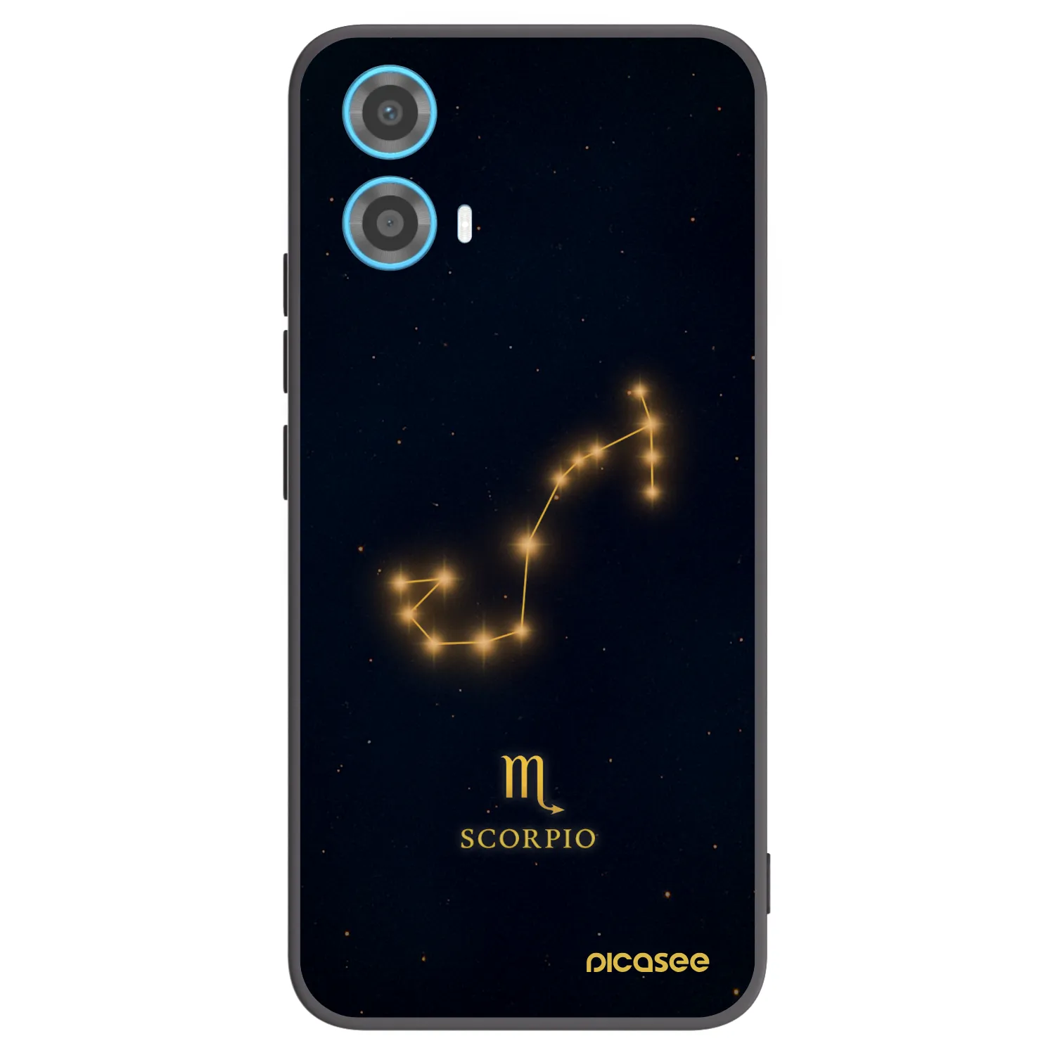Picasee silikónový čierny obal pre Motorola Moto G34 5G - SCORPIO