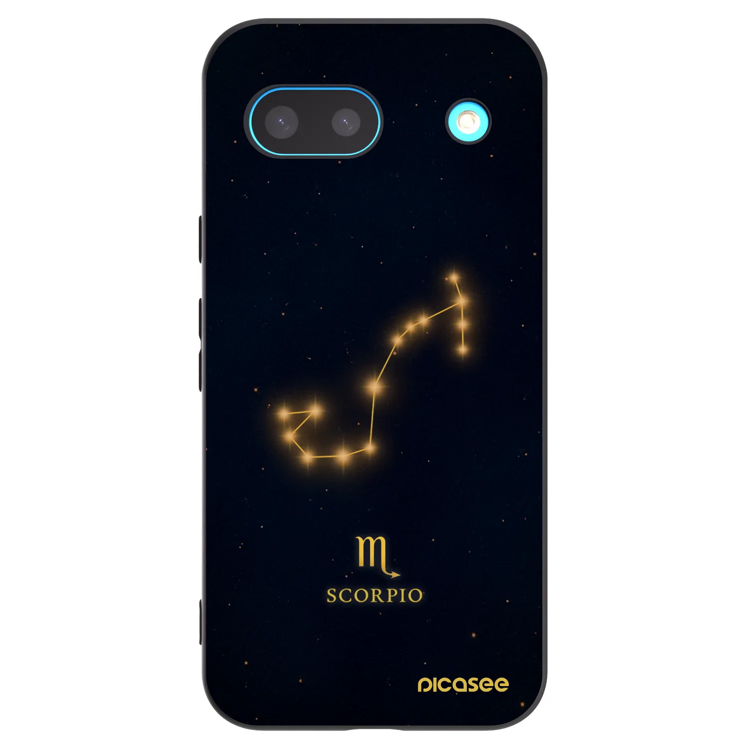 Picasee silikónový čierny obal pre Google Pixel 8a - SCORPIO