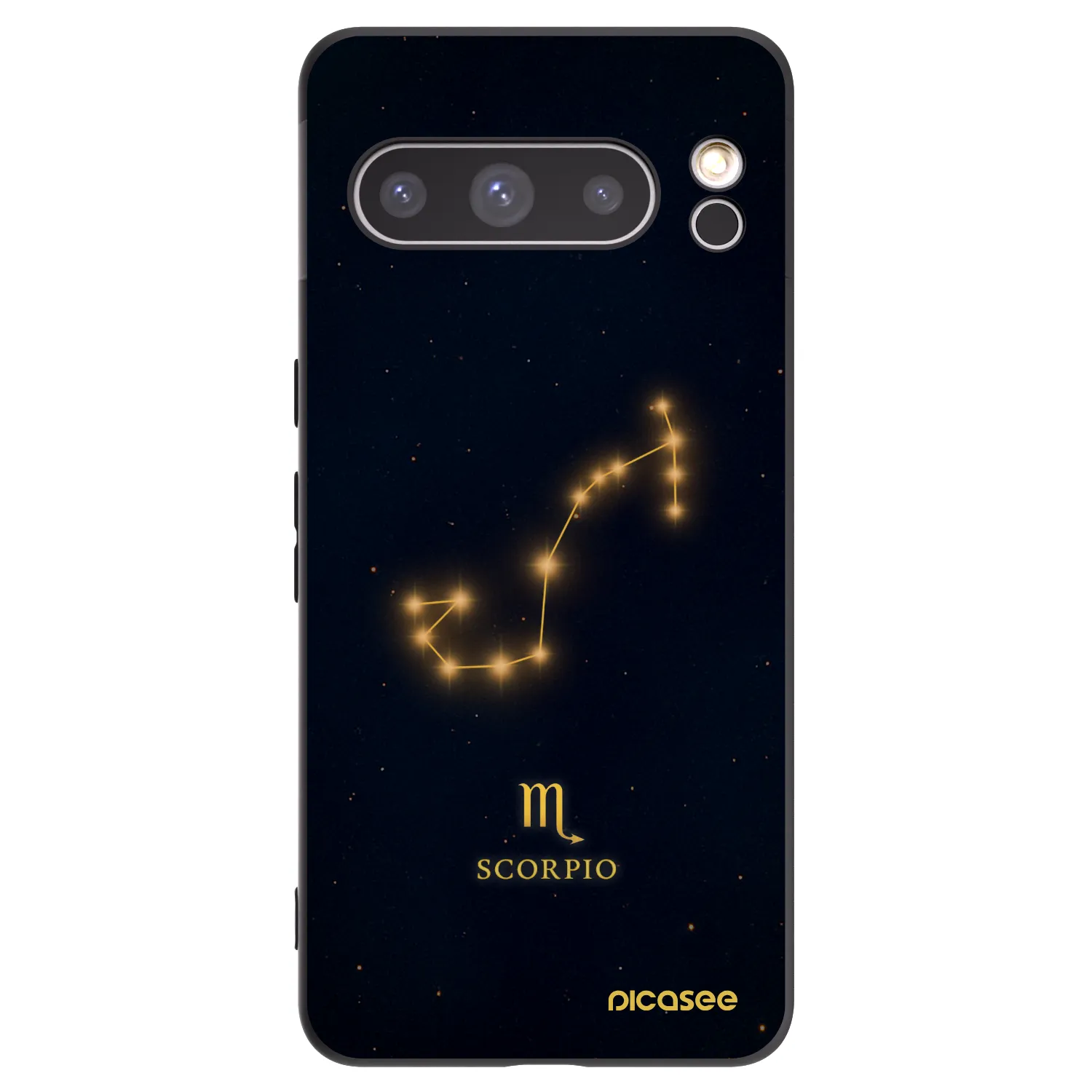 Picasee silikónový čierny obal pre Google Pixel 8 Pro - SCORPIO