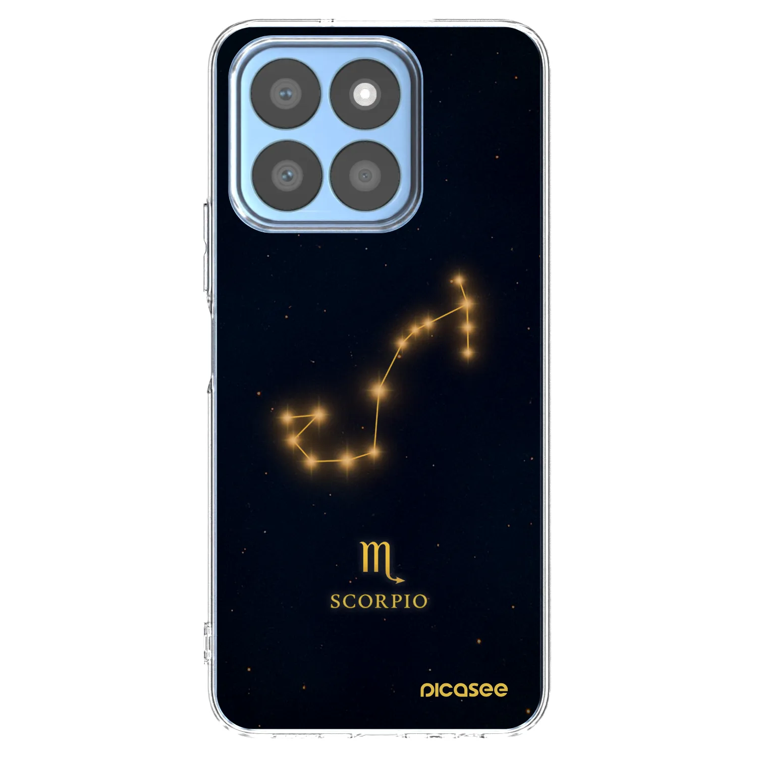 Picasee silikónový prehľadný obal pre Honor X8c - SCORPIO