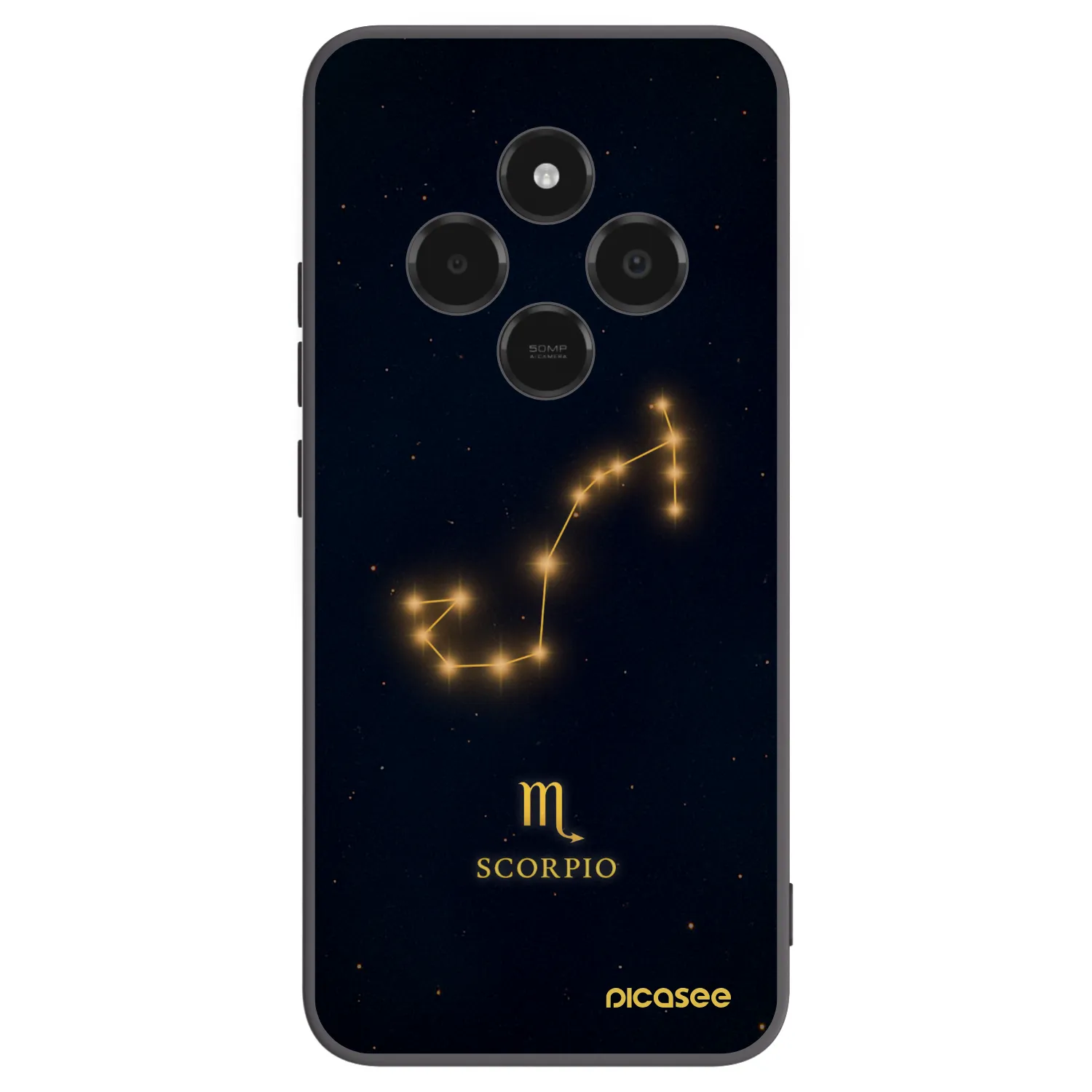 Picasee silikónový čierny obal pre Xiaomi Poco C75 - SCORPIO