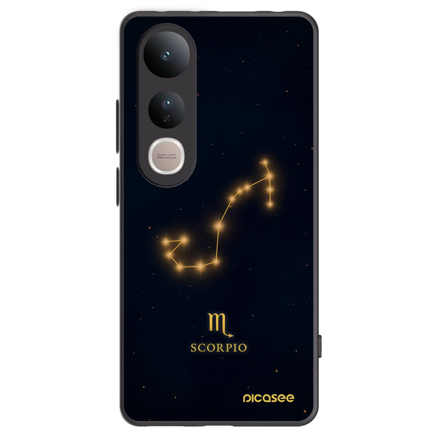 Picasee silikónový čierny obal pre Vivo V50 Lite 5G - SCORPIO