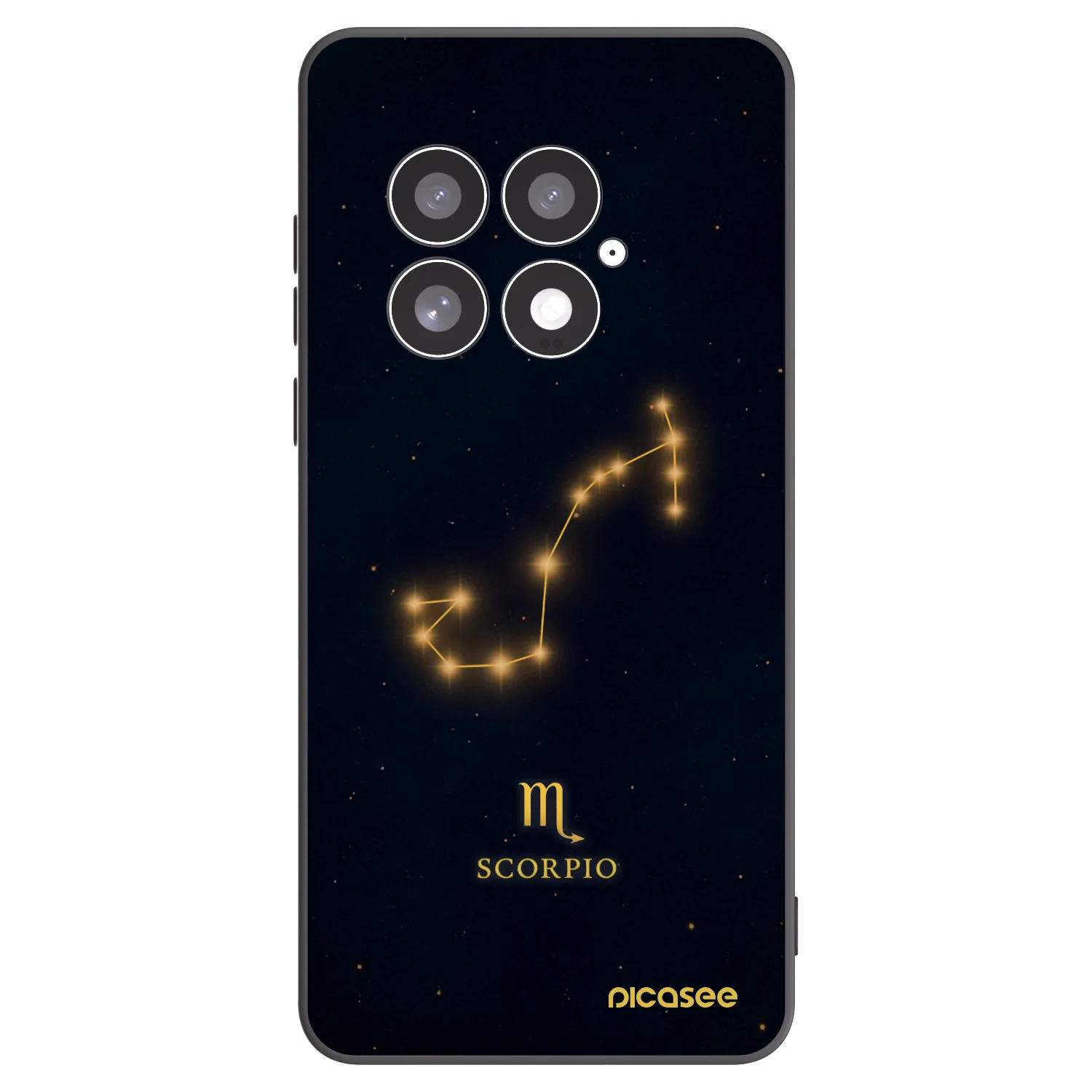 Picasee silikónový čierny obal pre OnePlus 13 5G - SCORPIO