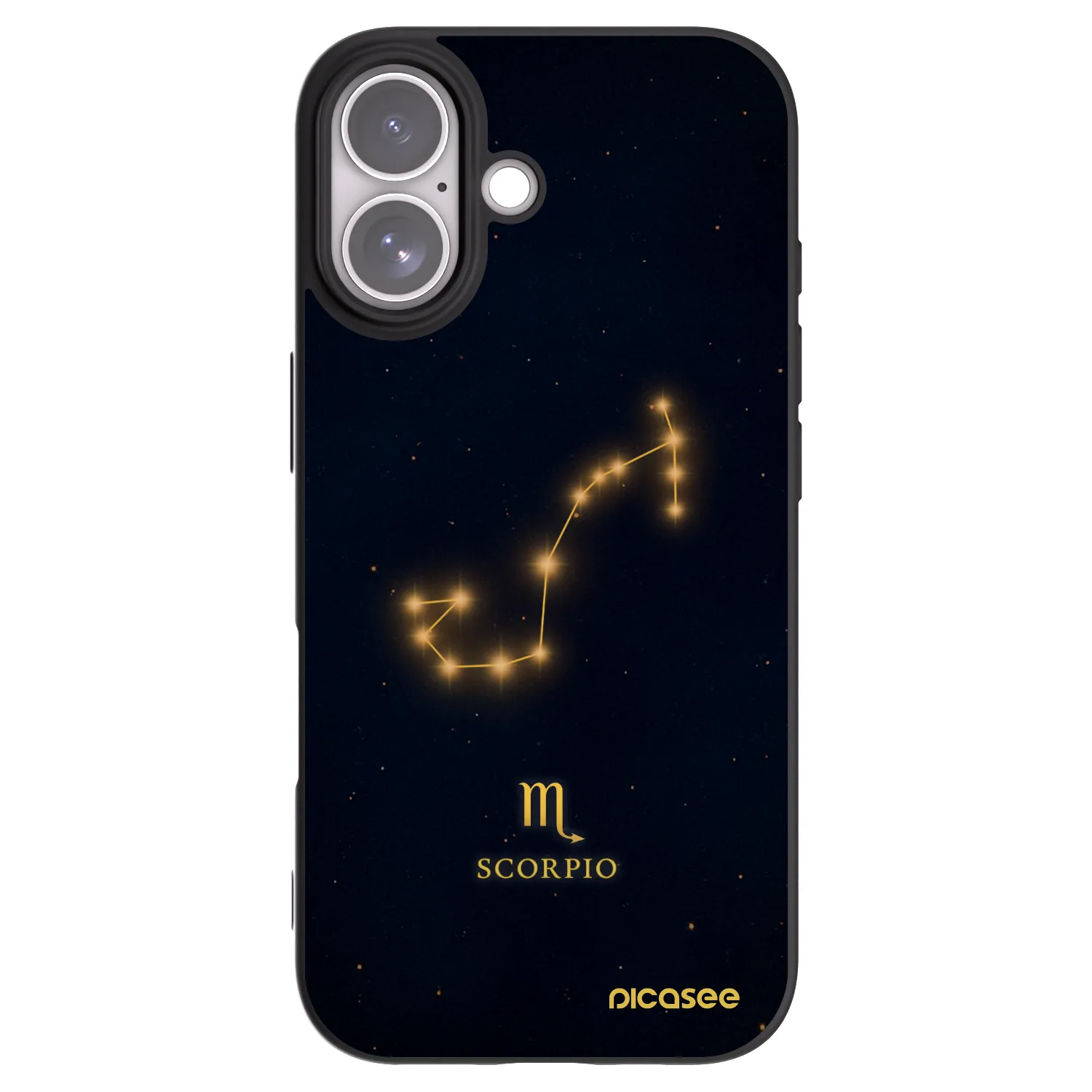 Picasee silikónový čierny obal pre Apple iPhone 17 - SCORPIO