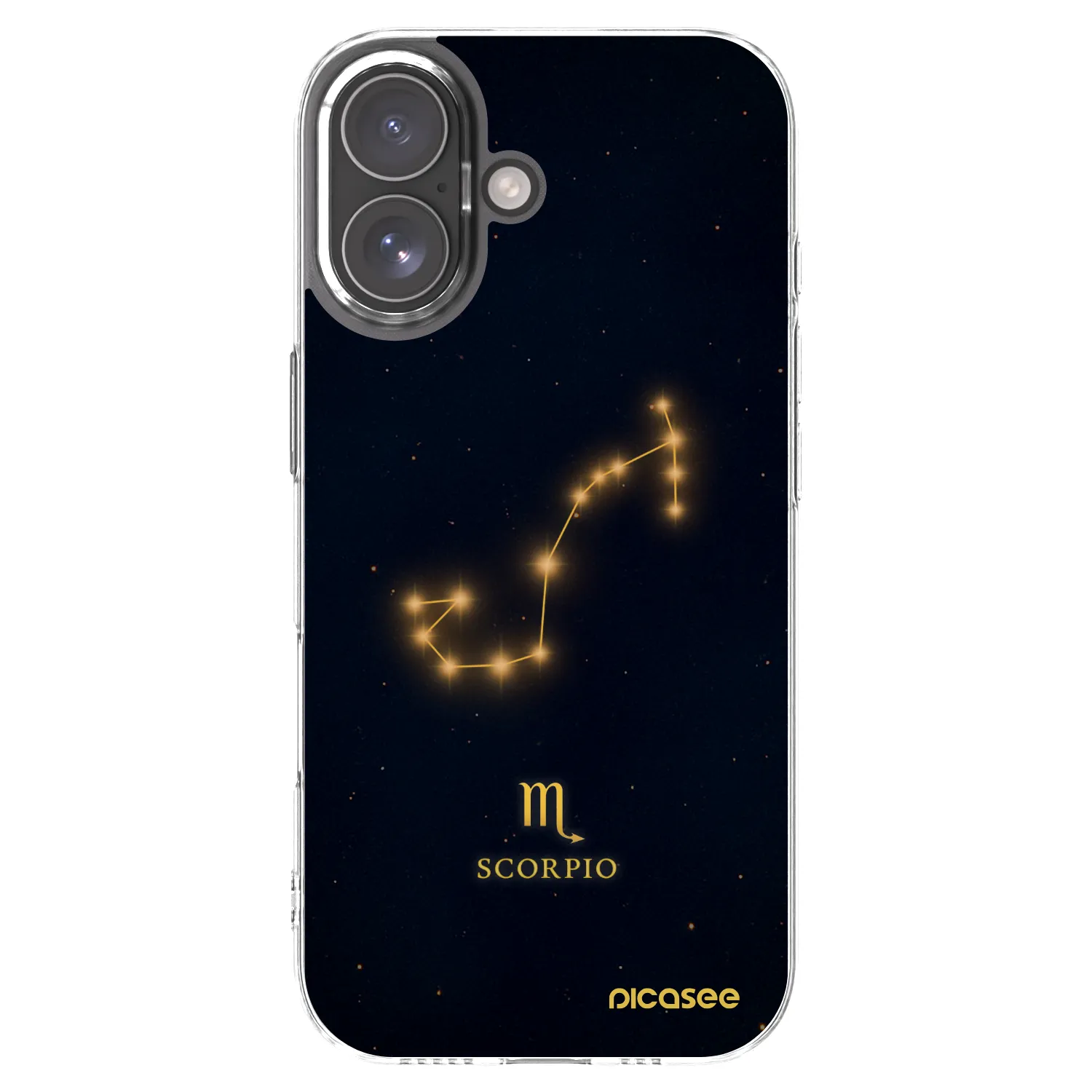 Picasee silikónový prehľadný obal pre Apple iPhone 17 - SCORPIO
