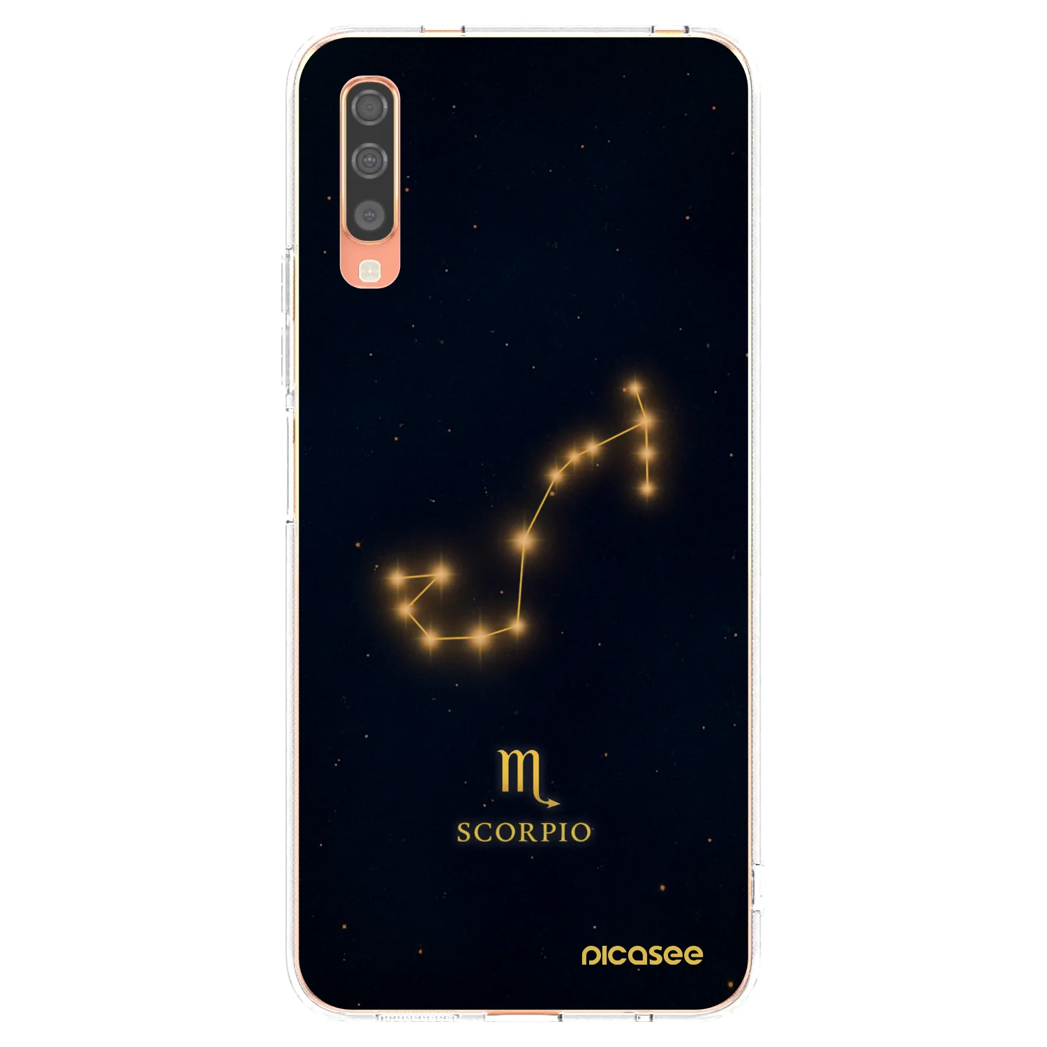 Picasee silikónový prehľadný obal pre Samsung Galaxy A70 A705F - SCORPIO