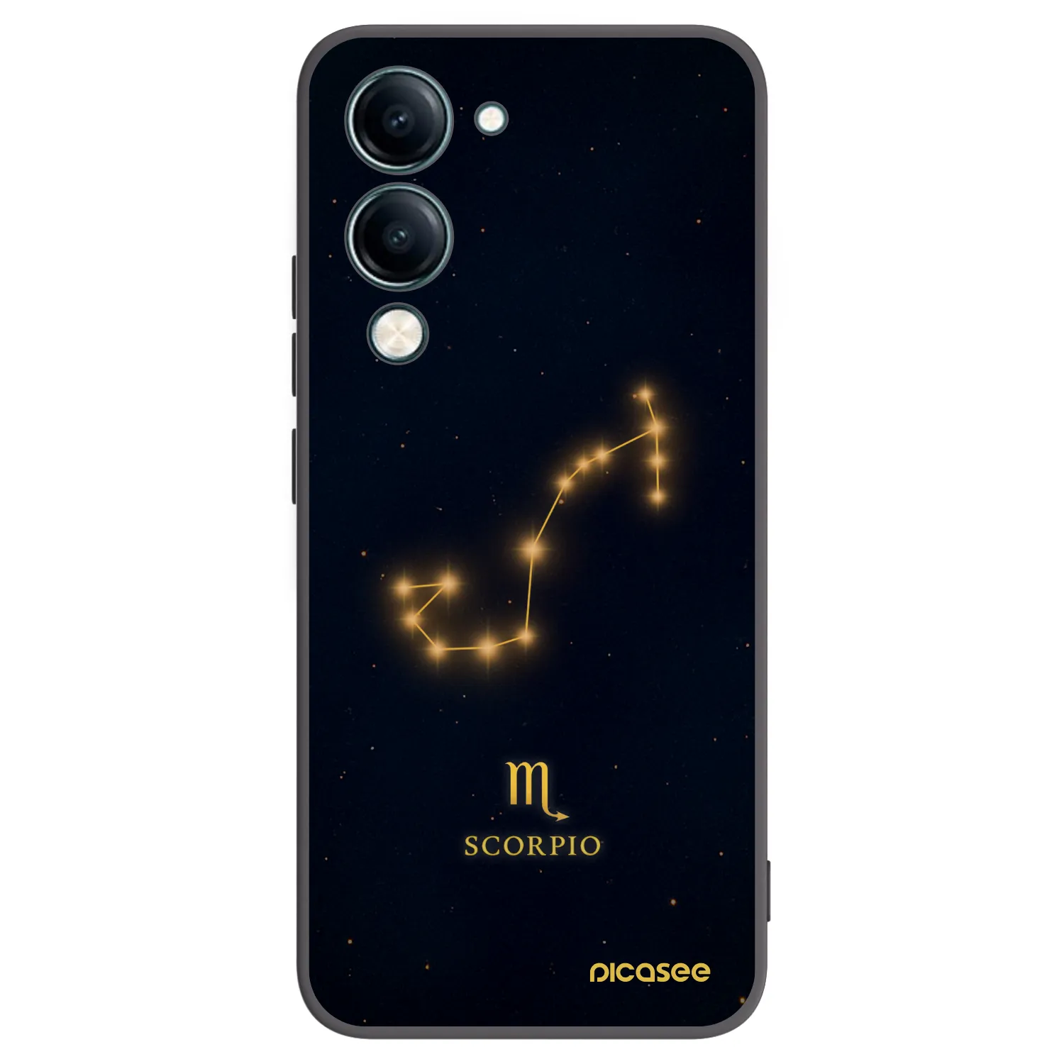 Picasee silikónový čierny obal pre Vivo Y29s 5G - SCORPIO