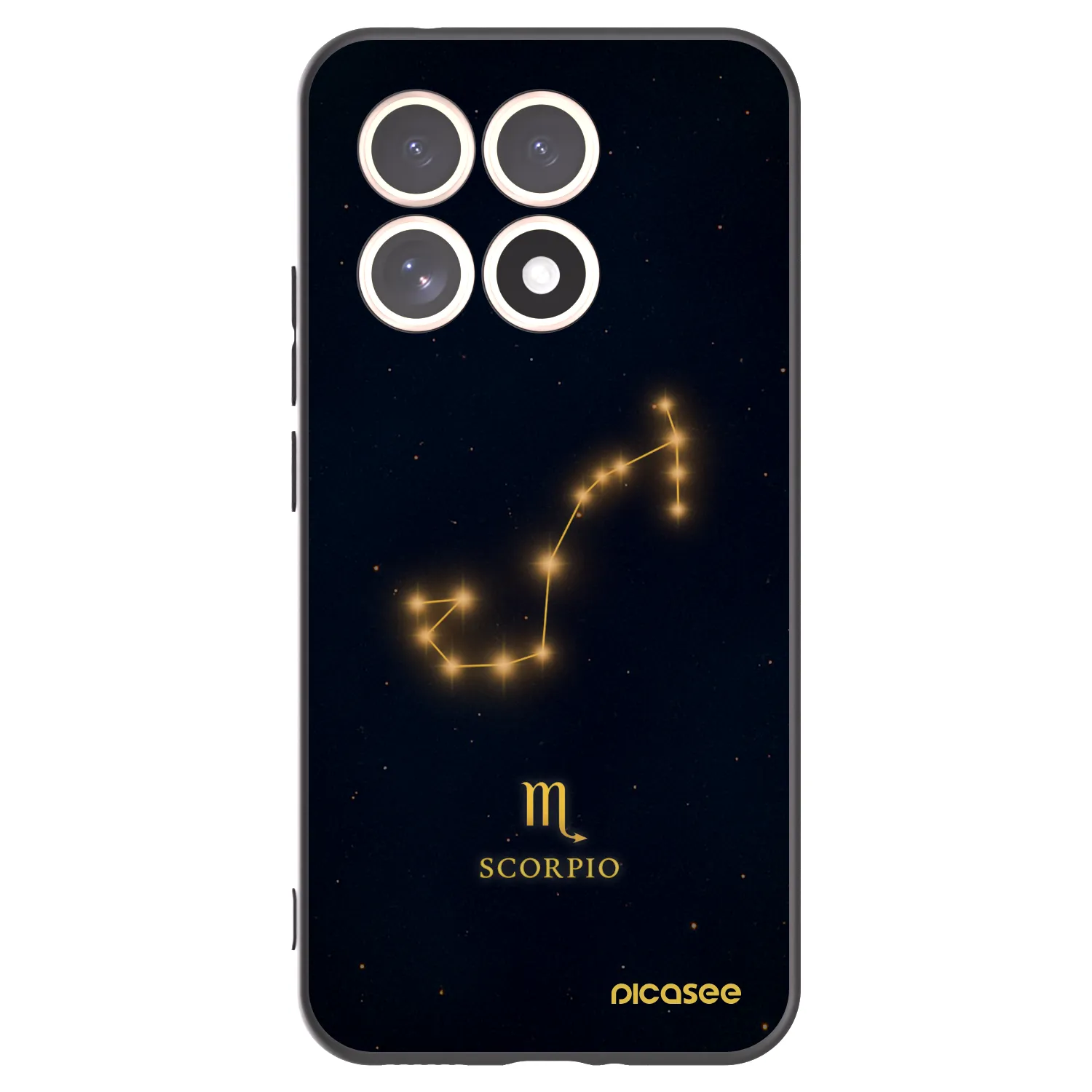 Picasee silikónový čierny obal pre Xiaomi 15T - SCORPIO