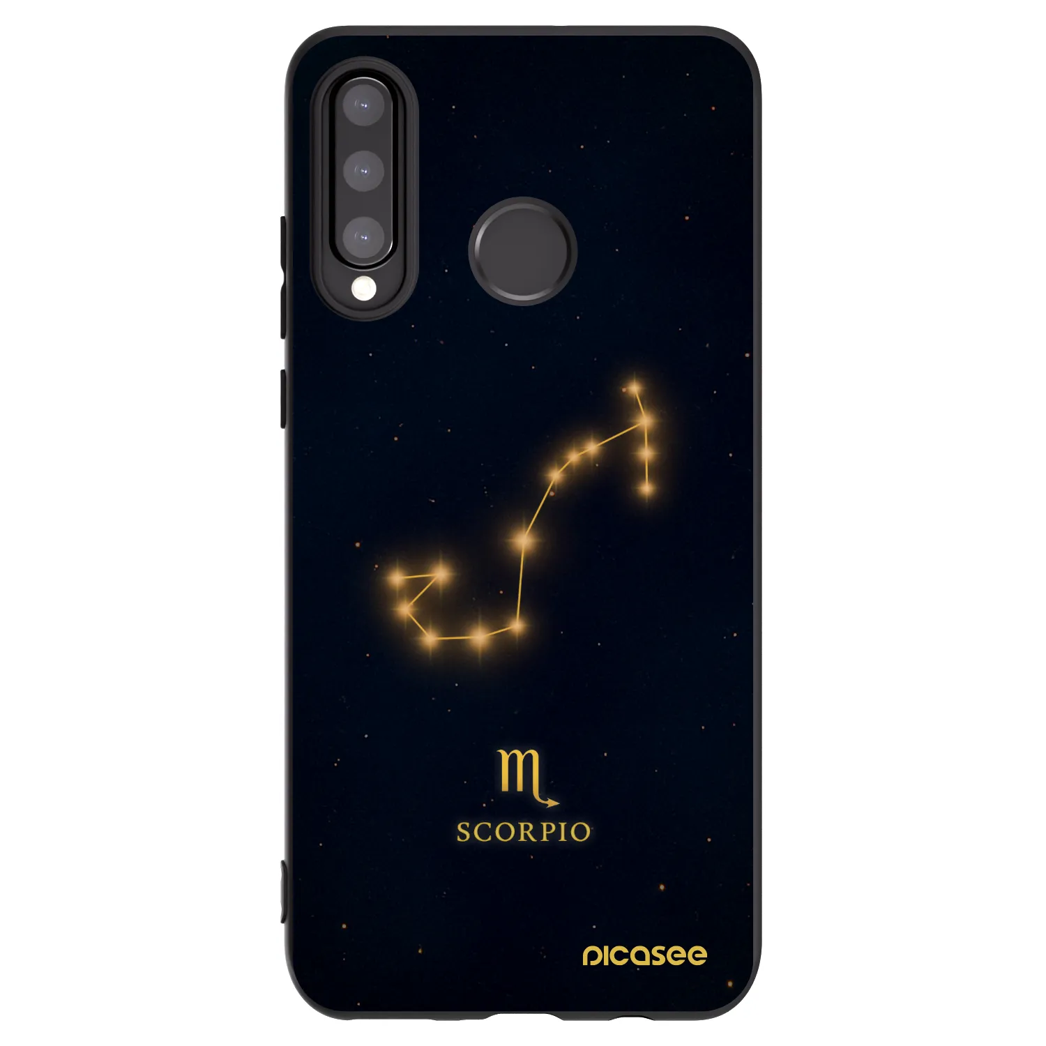 Picasee silikónový čierny obal pre Huawei P30 Lite - SCORPIO