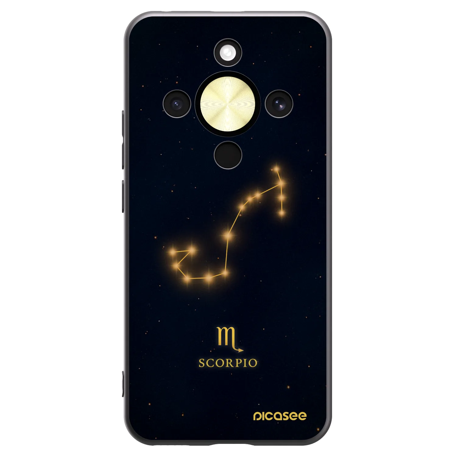 Picasee silikónový čierny obal pre Honor Magic8 Lite 5G - SCORPIO