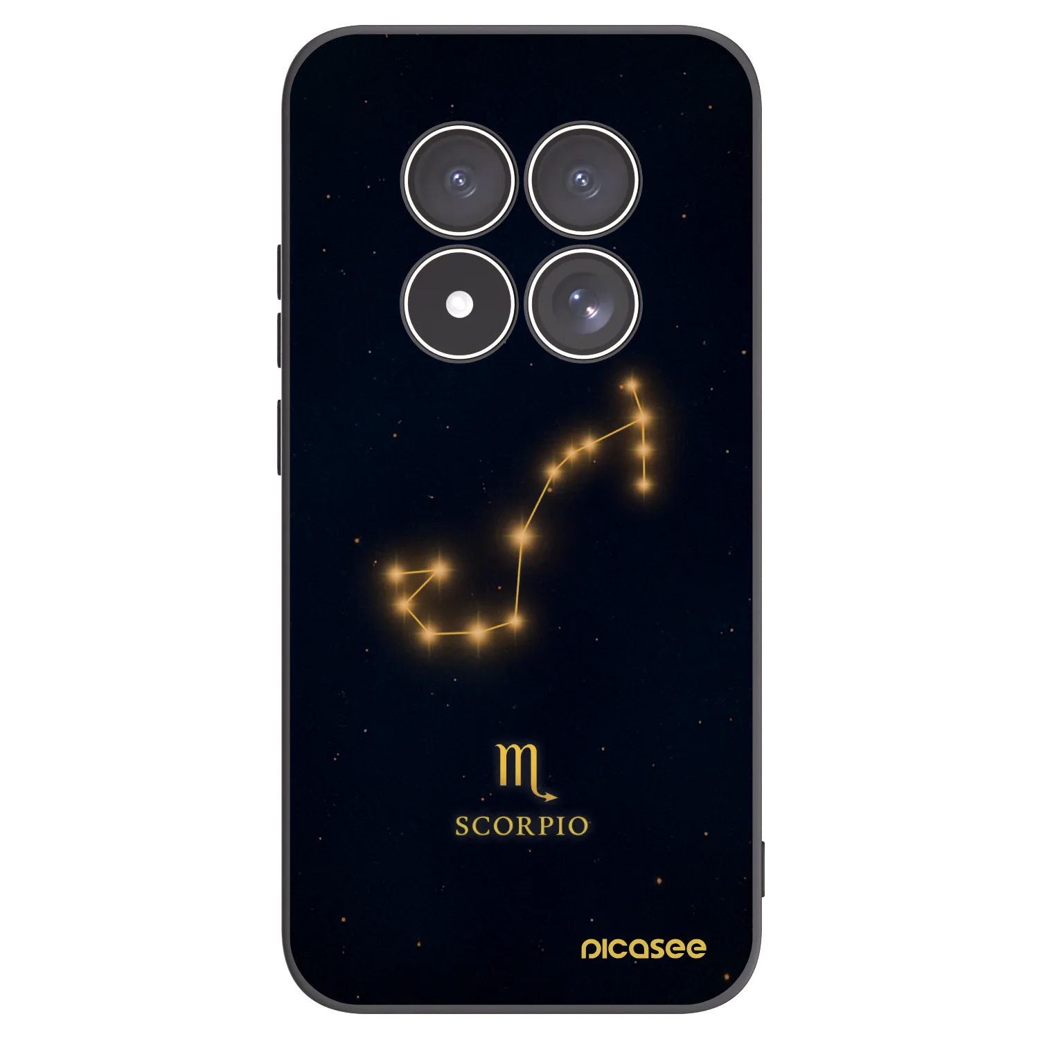 Picasee silikónový čierny obal pre Xiaomi Redmi Note 15 Pro 5G - SCORPIO