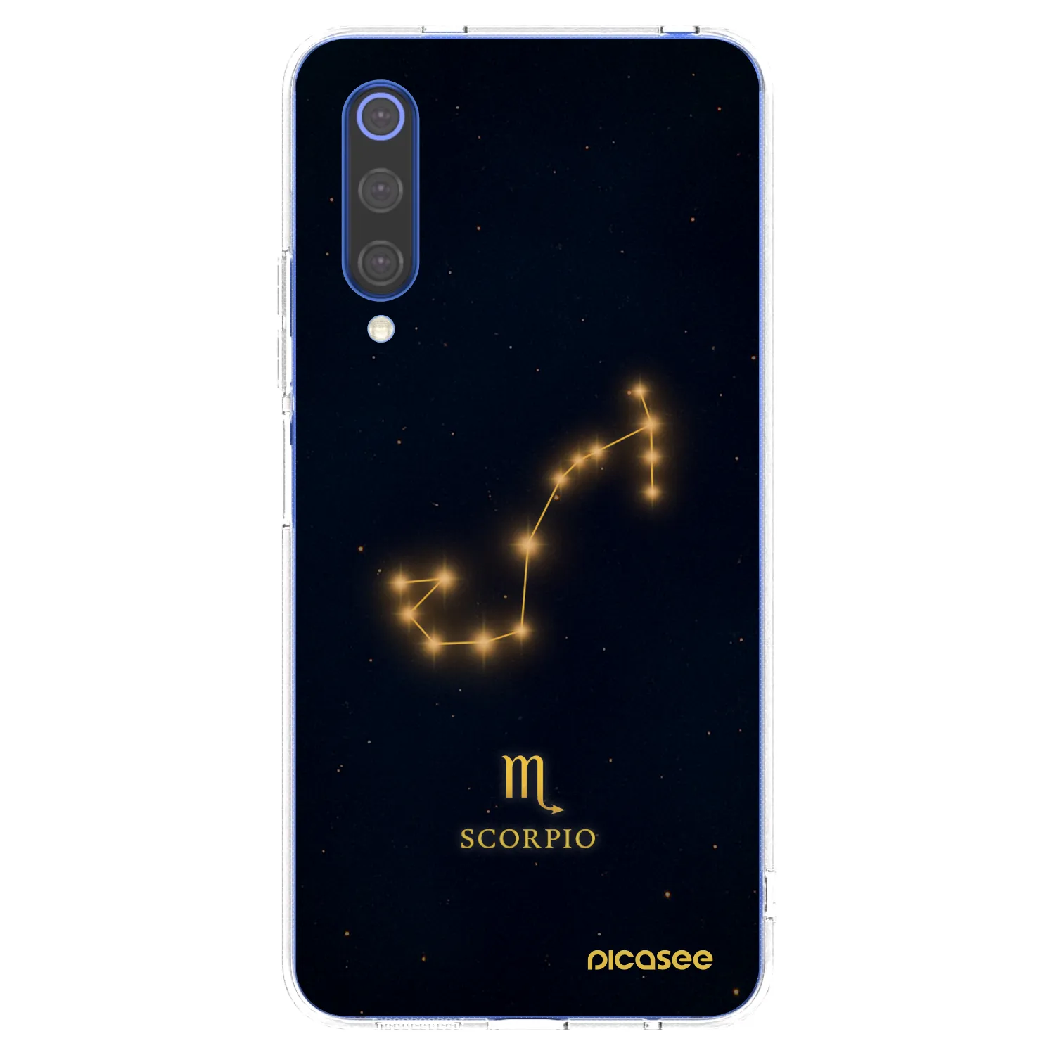 Picasee silikónový prehľadný obal pre Xiaomi Mi 9 SE - SCORPIO