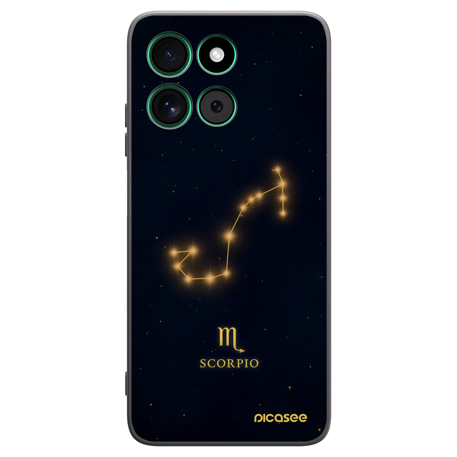 Picasee silikónový čierny obal pre Motorola Moto G57 Power - SCORPIO