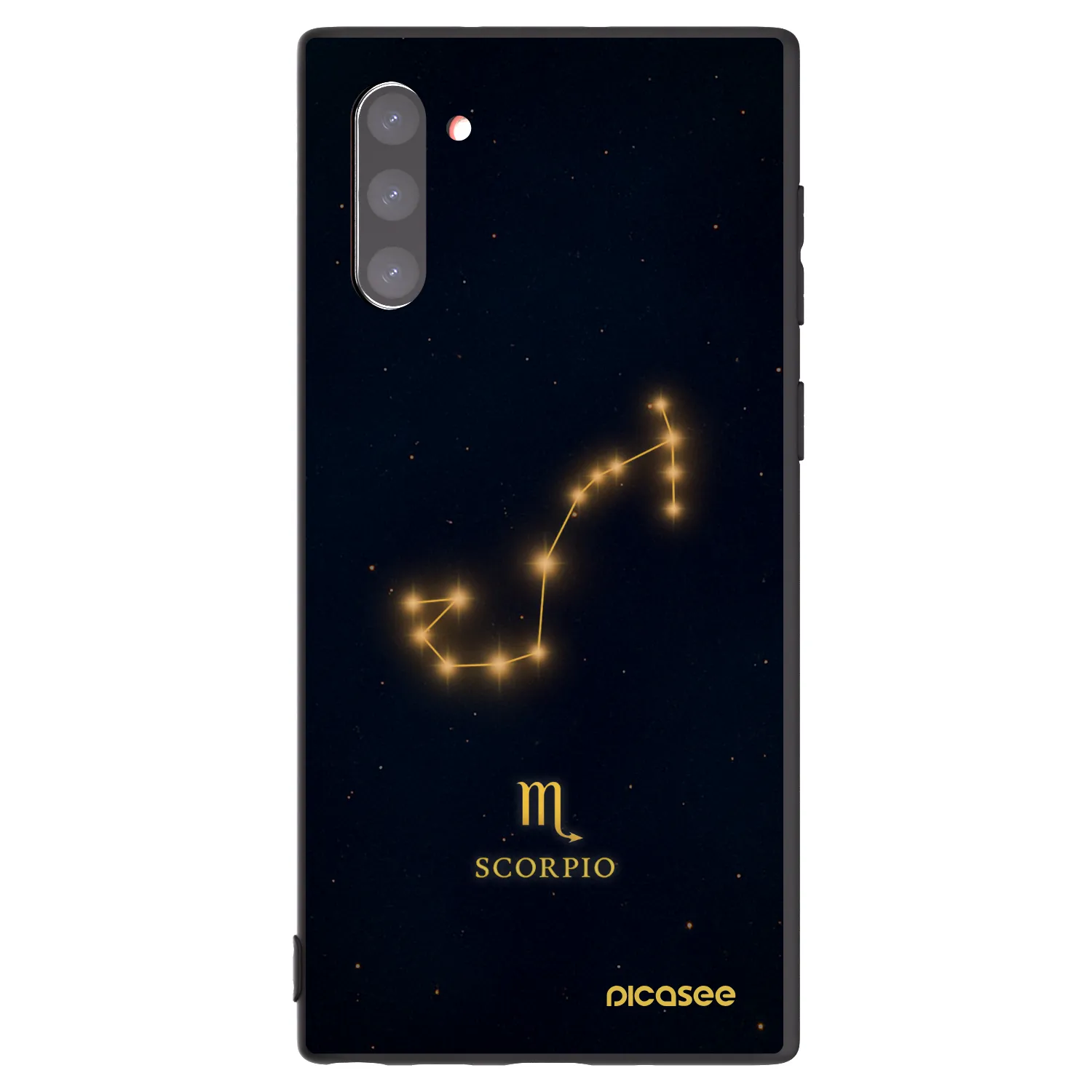 Picasee silikónový čierny obal pre Samsung Galaxy Note 10 N970F - SCORPIO